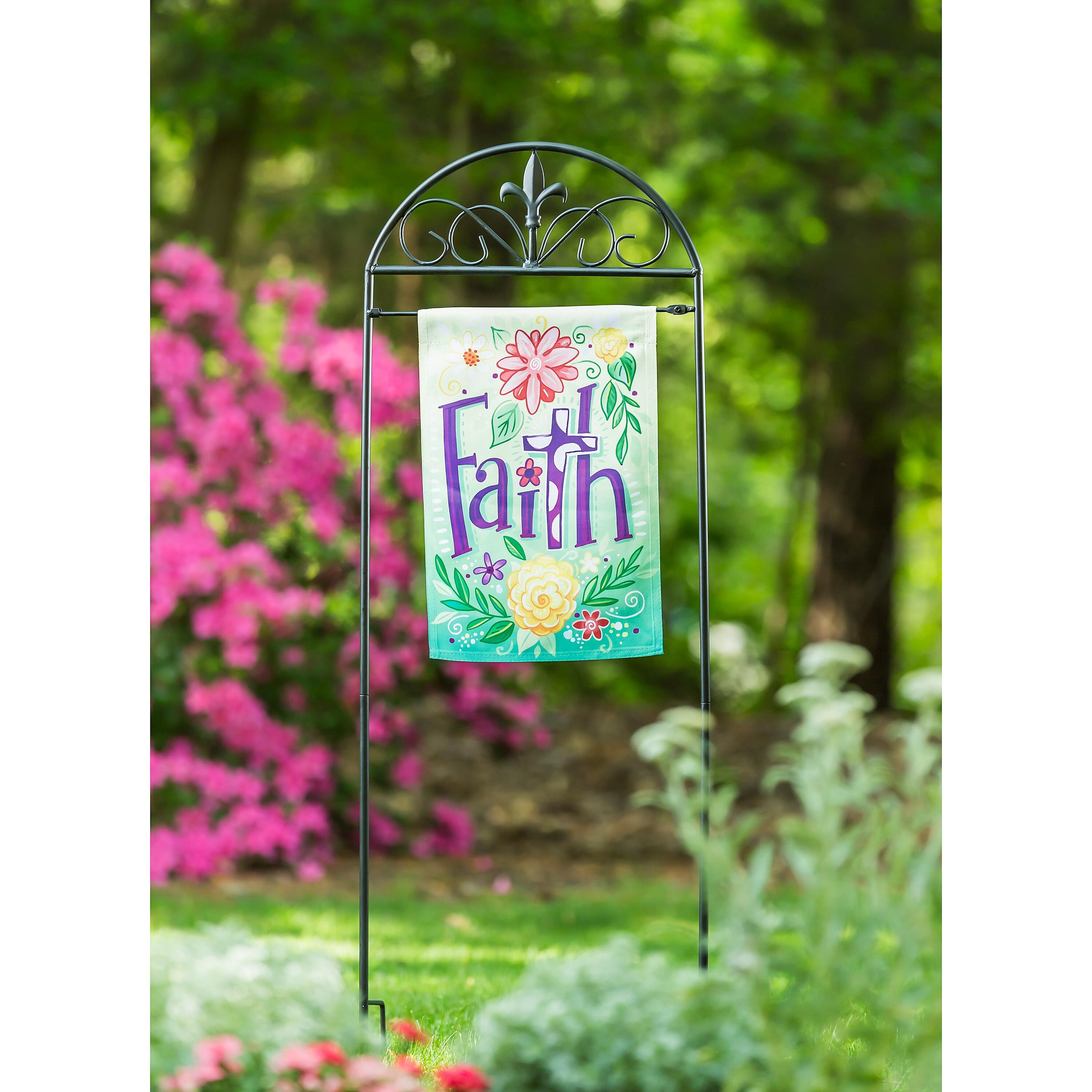 Evergreen Garden Flag Arbor Stand