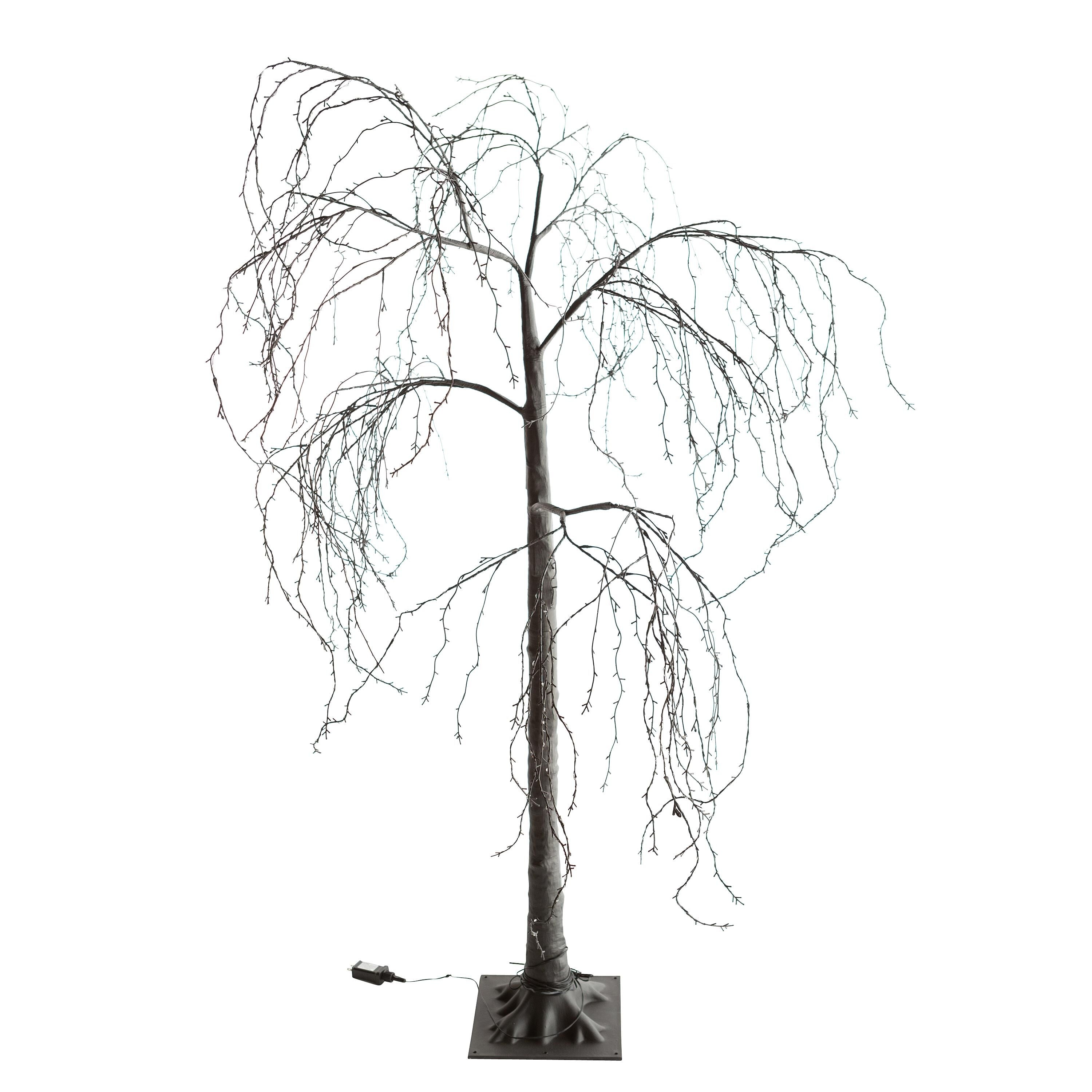 Indoor/Outdoor Halloween Weeping Willow, 6'H with 500 Lights