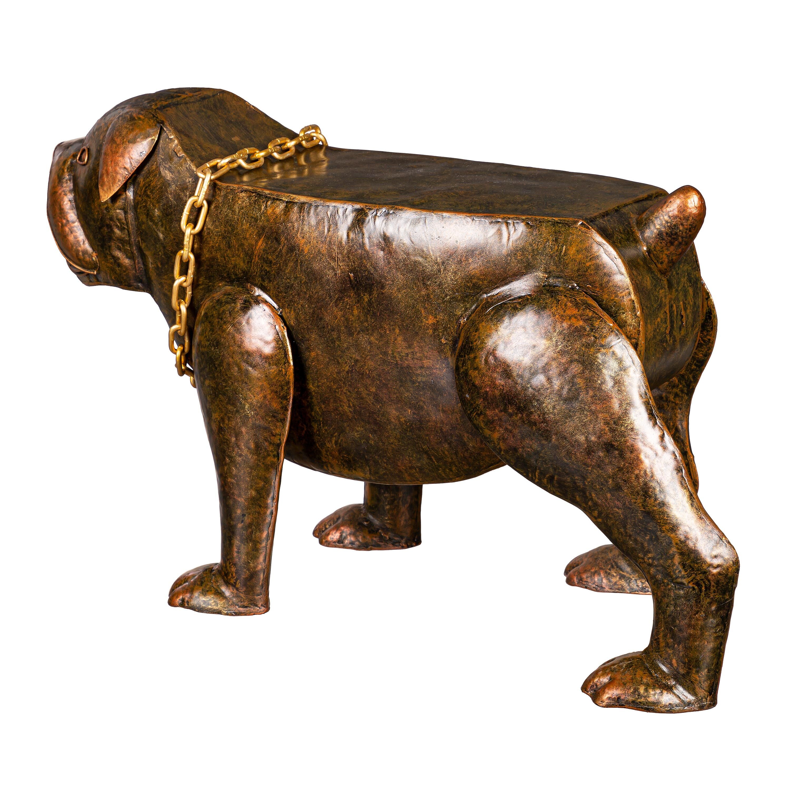 Handmade Metal Pit Bull Table – Plow & Hearth