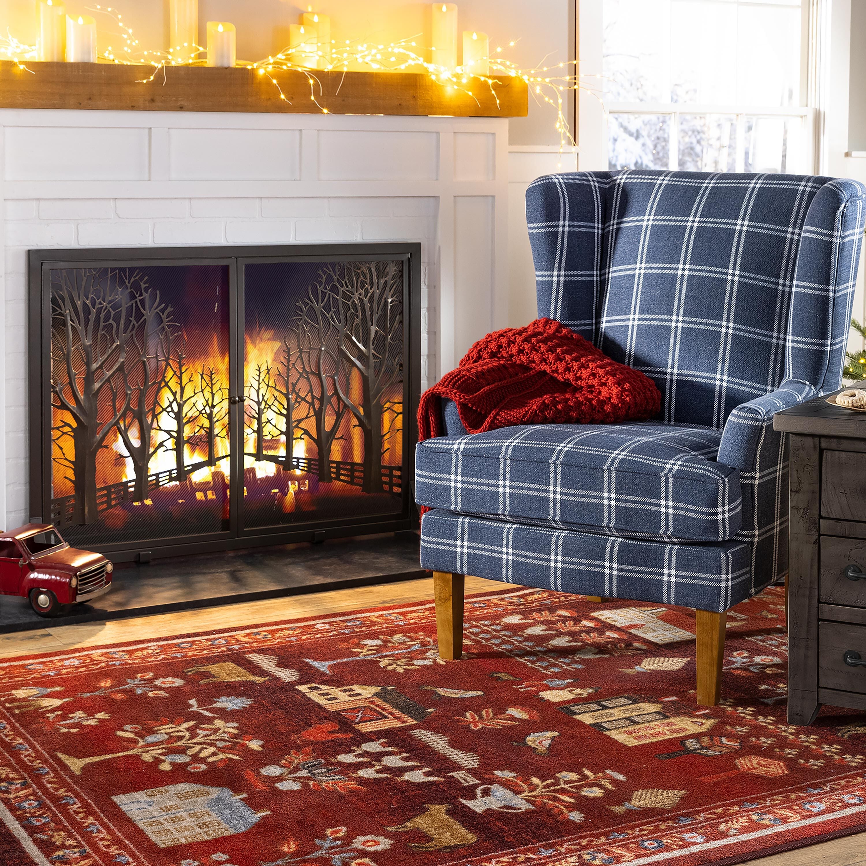 Grafton EnduraStran Folk Art Rug – Plow & Hearth
