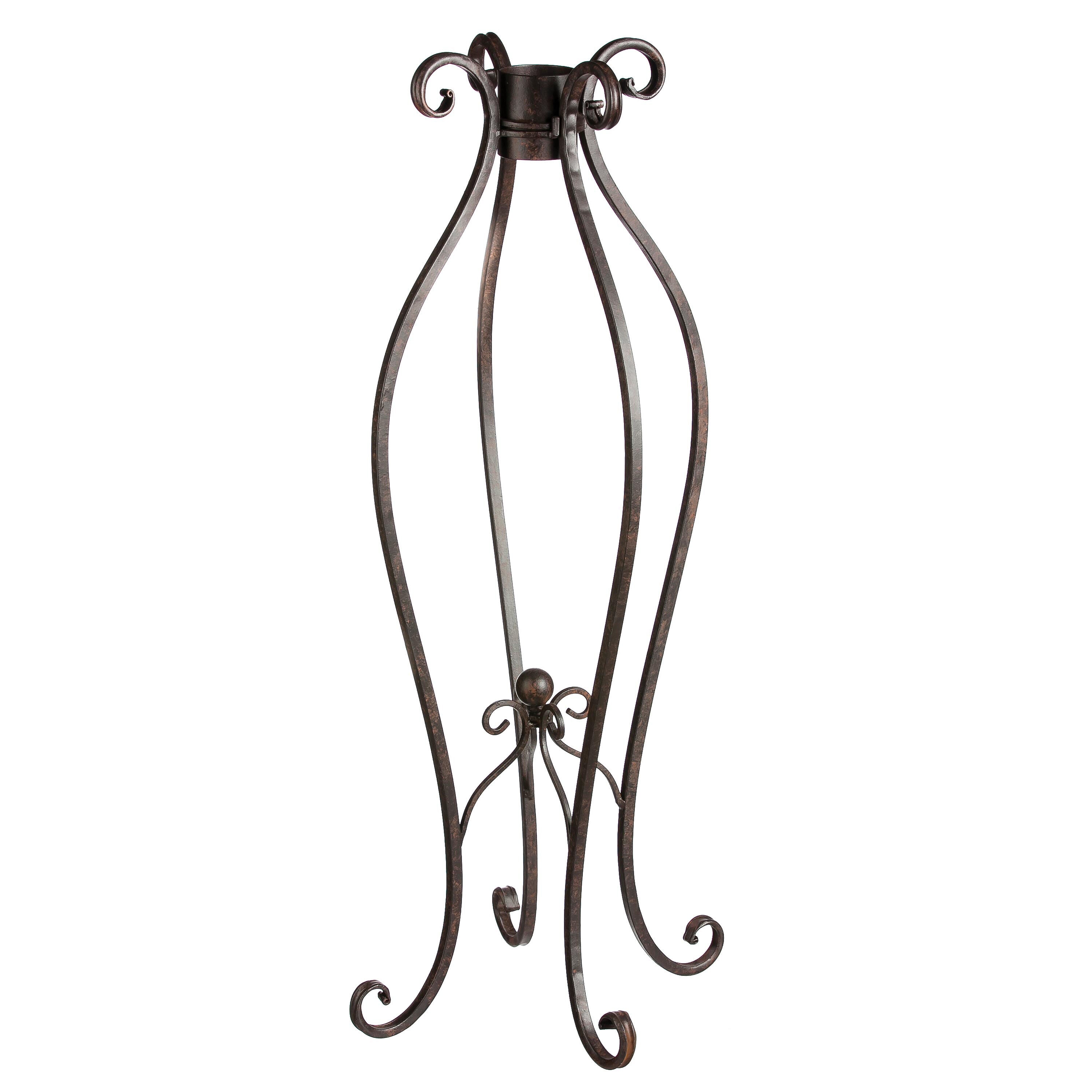 Curlicue Metal Gazing Ball Stand – Plow & Hearth