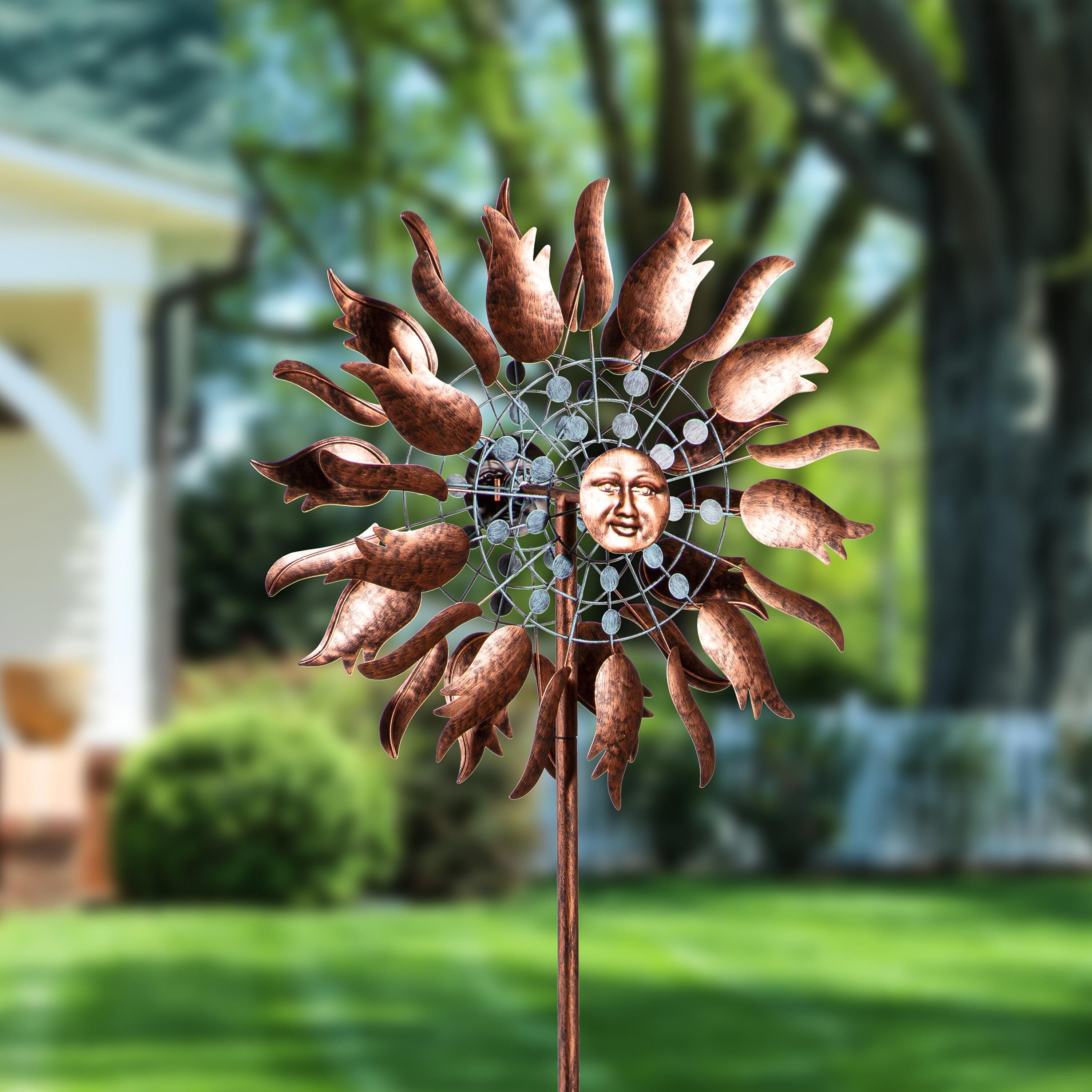 Sunwolves ウィンドブレーカー Copper Sun Metal Wind Spinner, 75