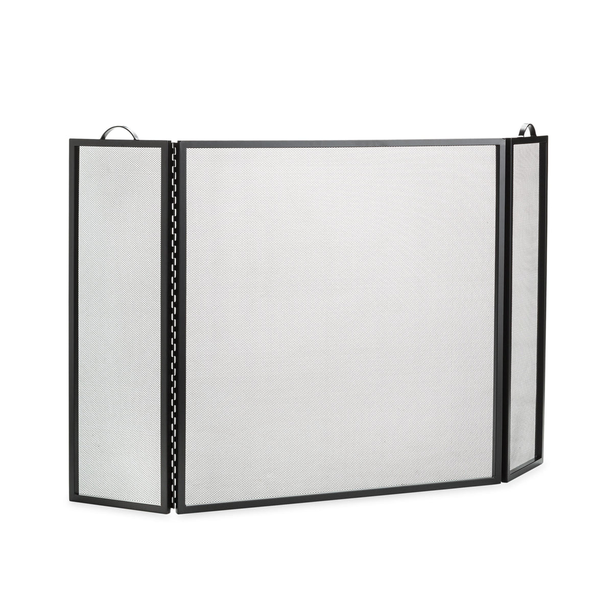 Retractable Fire Screen Classic Tri-Fold Flat-Guard Fire Screen | Plow & Hearth