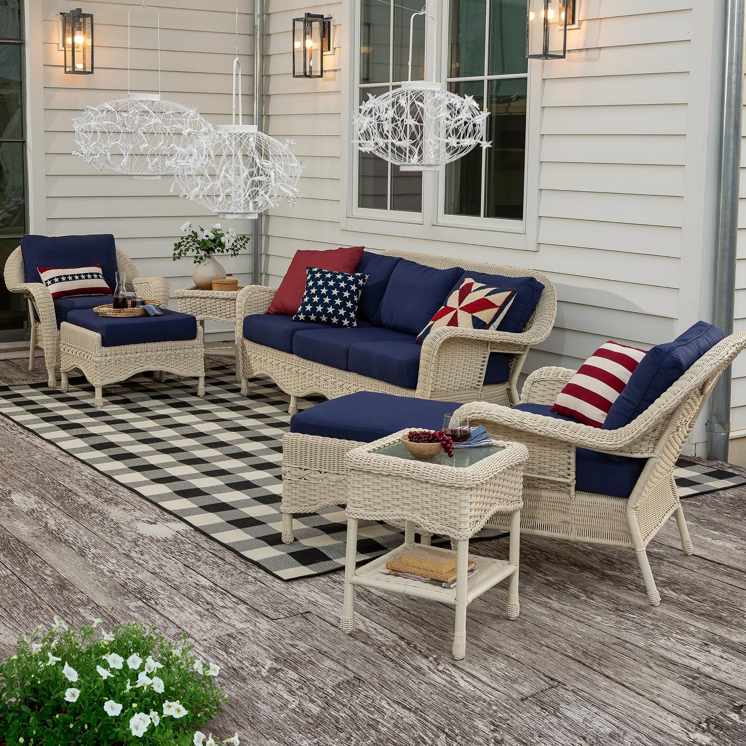 Buffalo Plaid Indoor and Outdoor Polypropylene Rug, 3'7