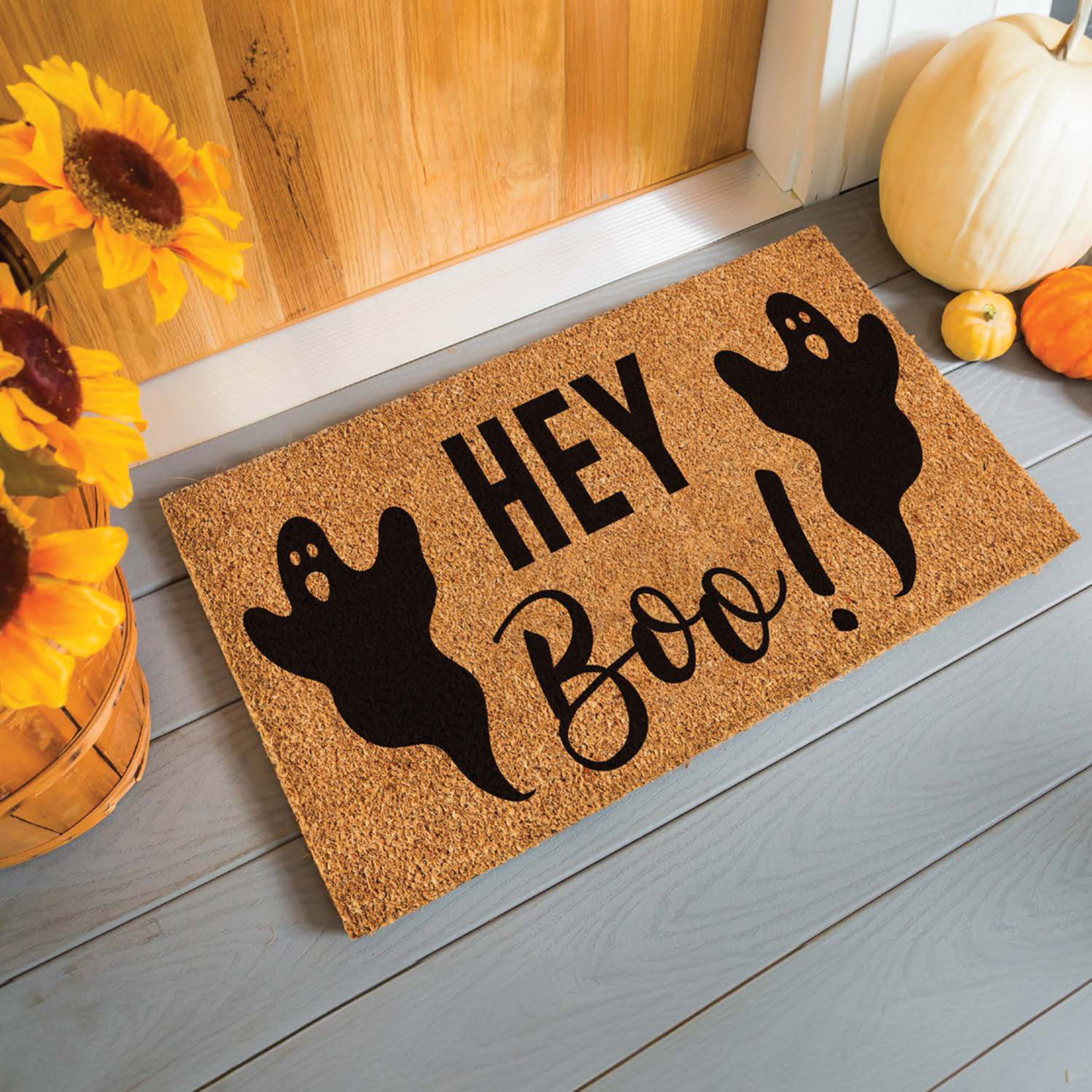 Hey Boo! Coir Doormat - Thumbnail 2