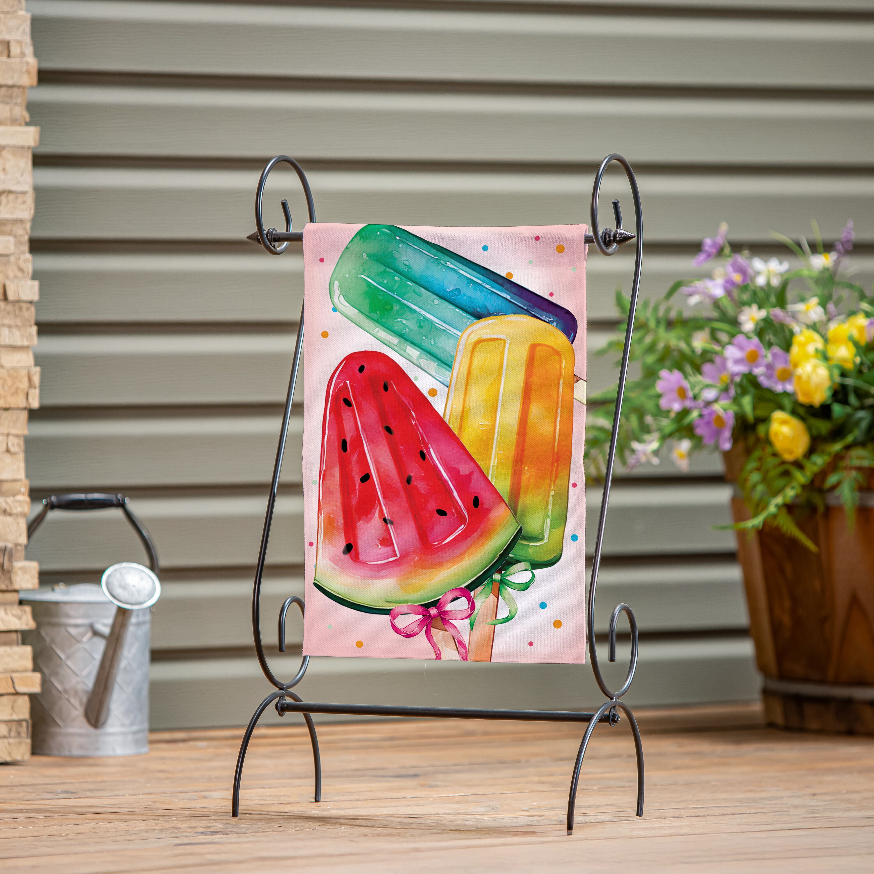 Evergreen Garden Flag