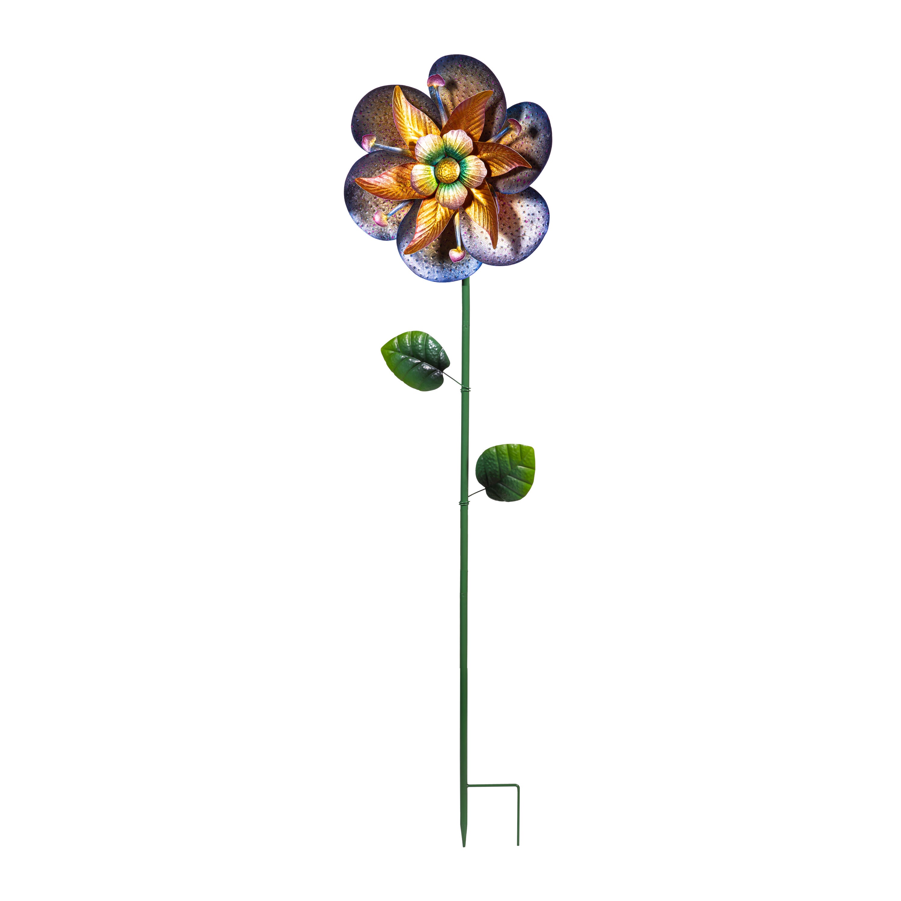 Enchanted Blossom Wind Spinner Stake 60