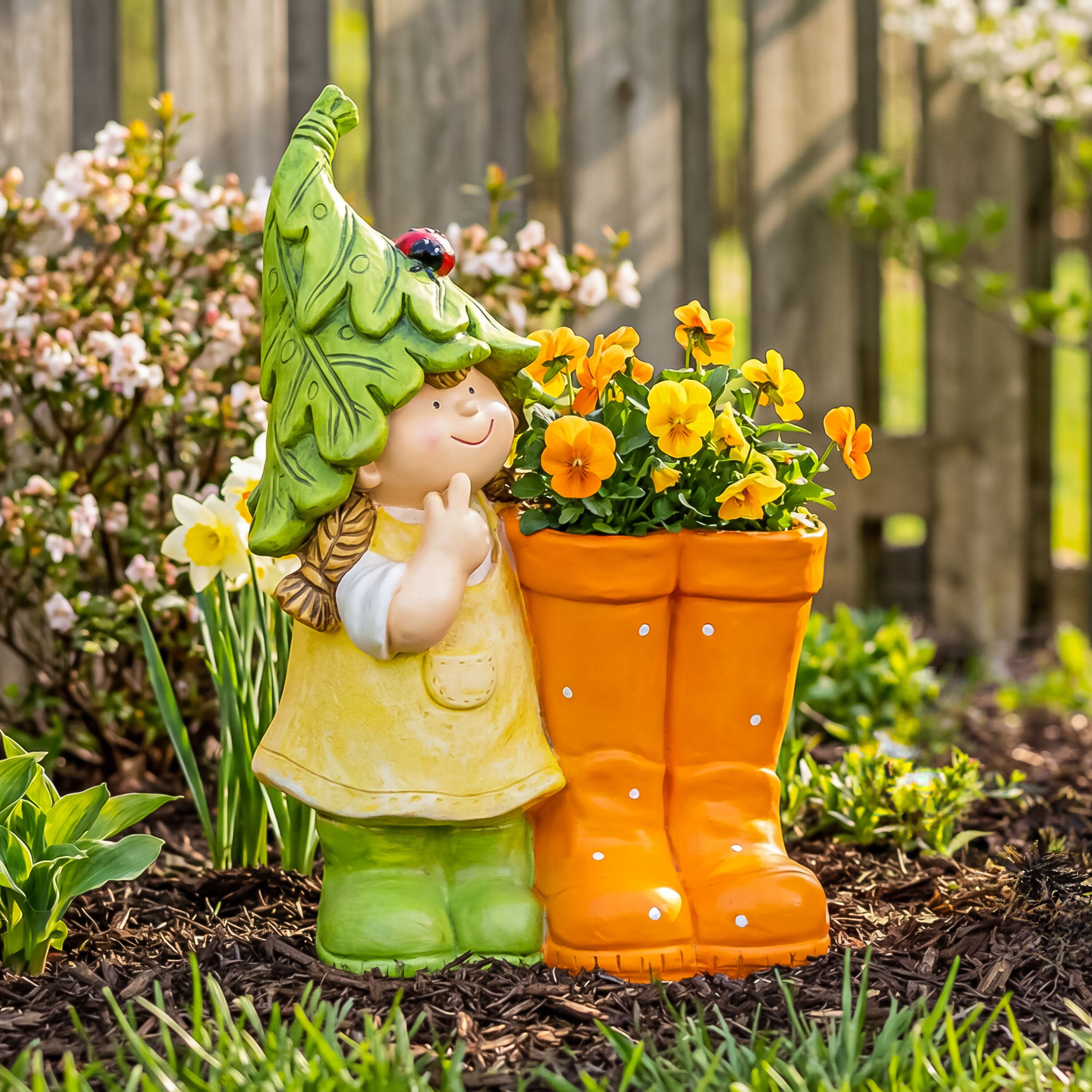 Garden Friends Children Planters, Set of 2 – Plow & Hearth