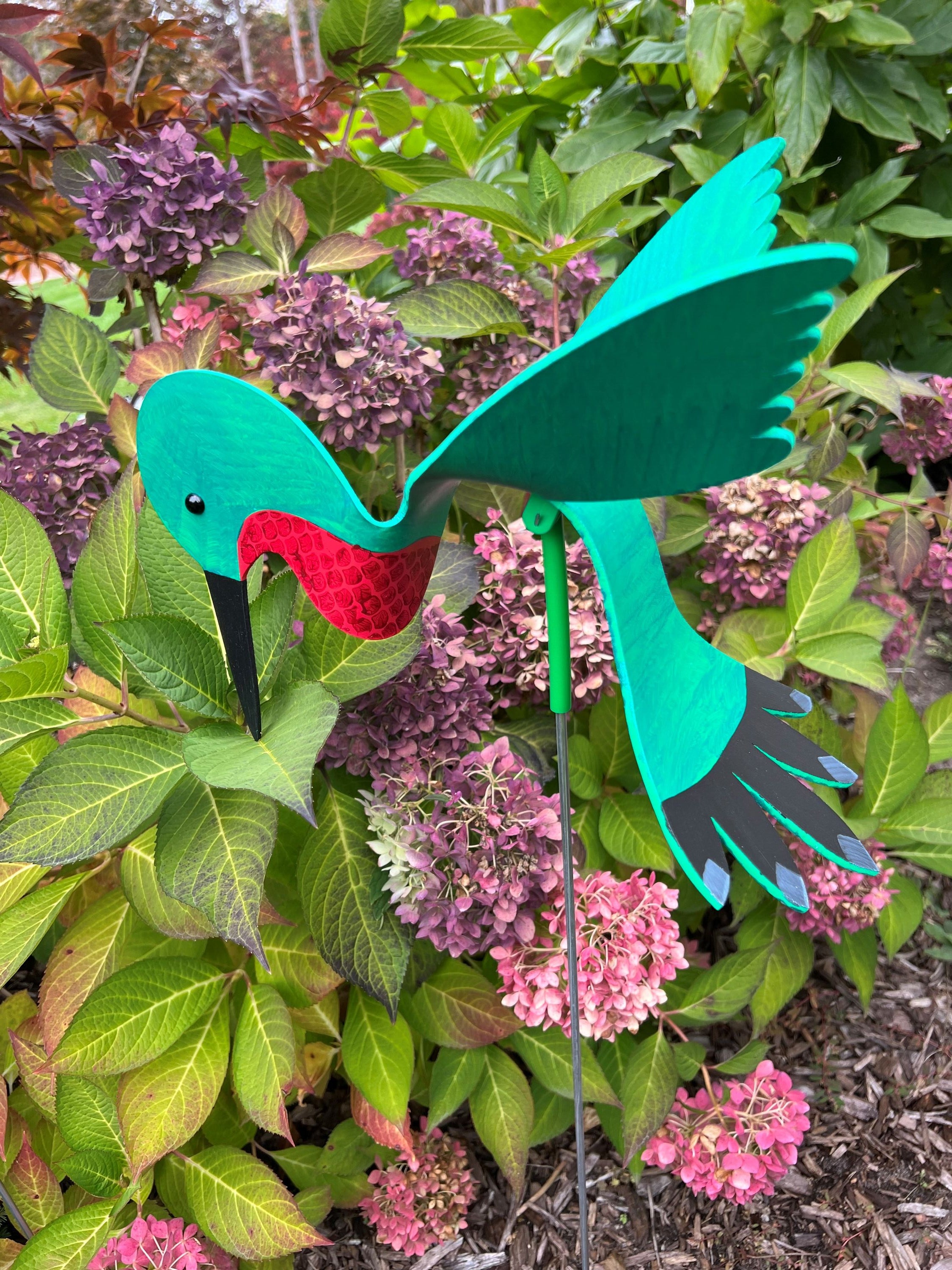 Hummingbird Dancing Bird Garden Stake – Plow & Hearth