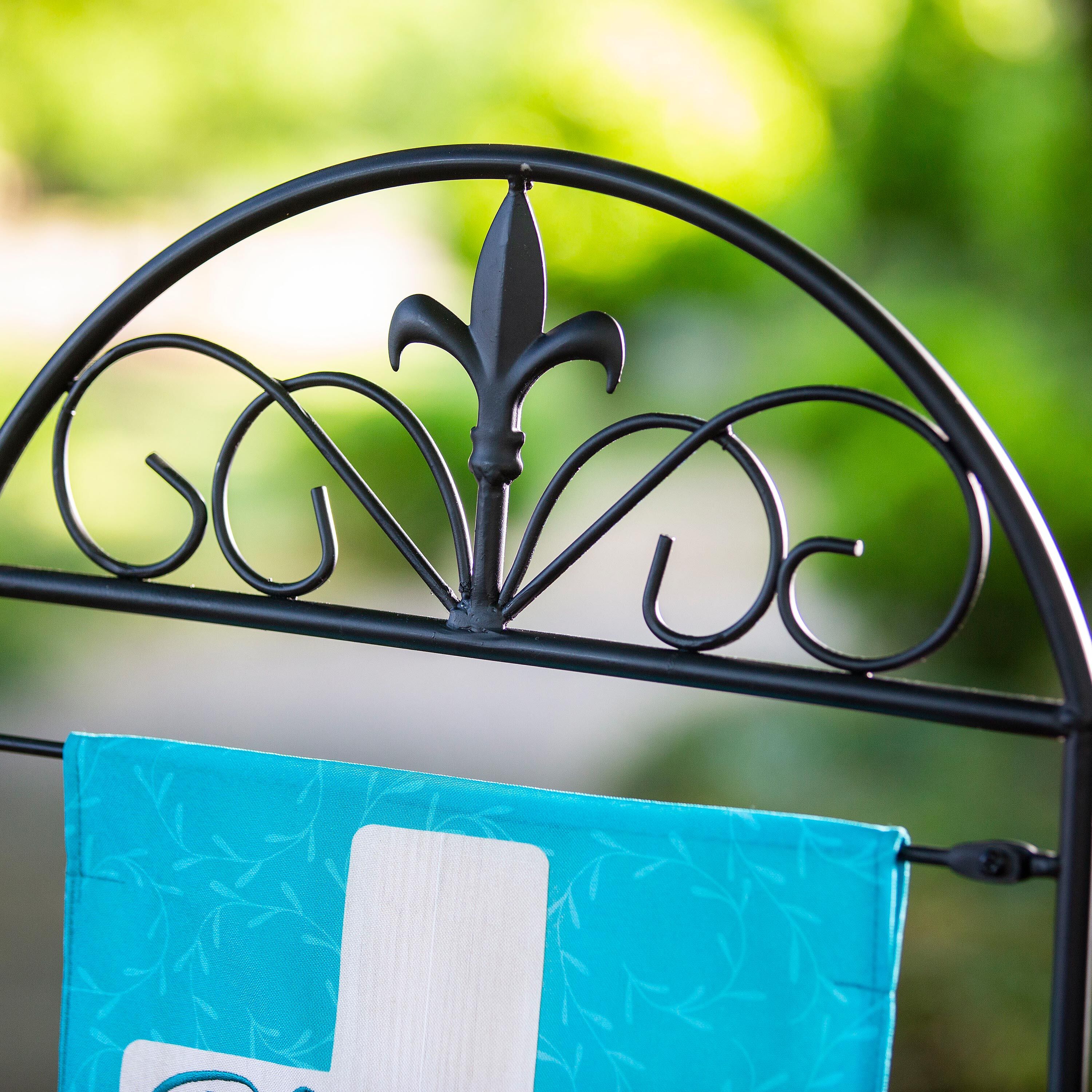 Evergreen Garden Flag Arbor Stand - Thumbnail 4