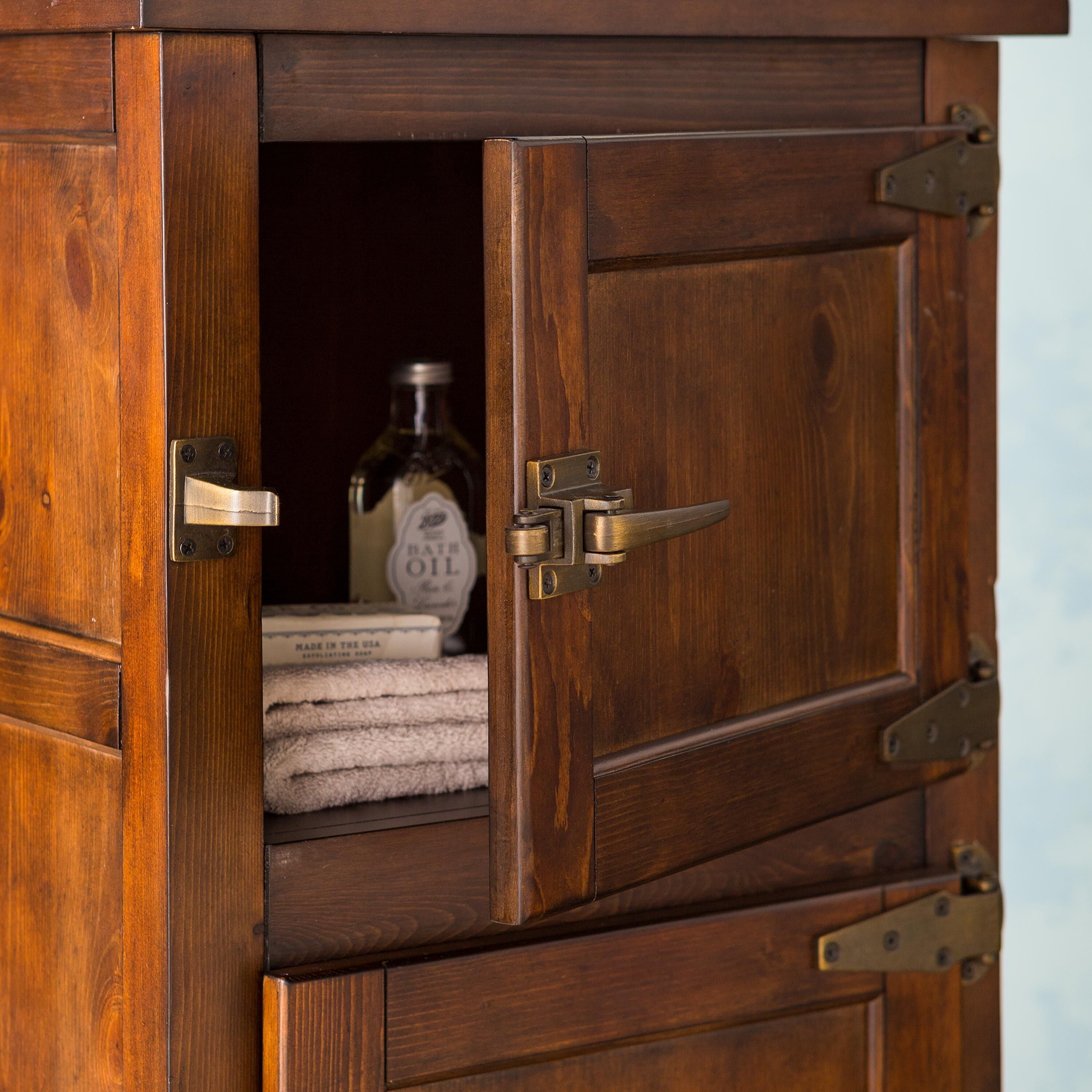 Portland Ice Box Wood Jelly Cabinet with Replica Hardware – Plow