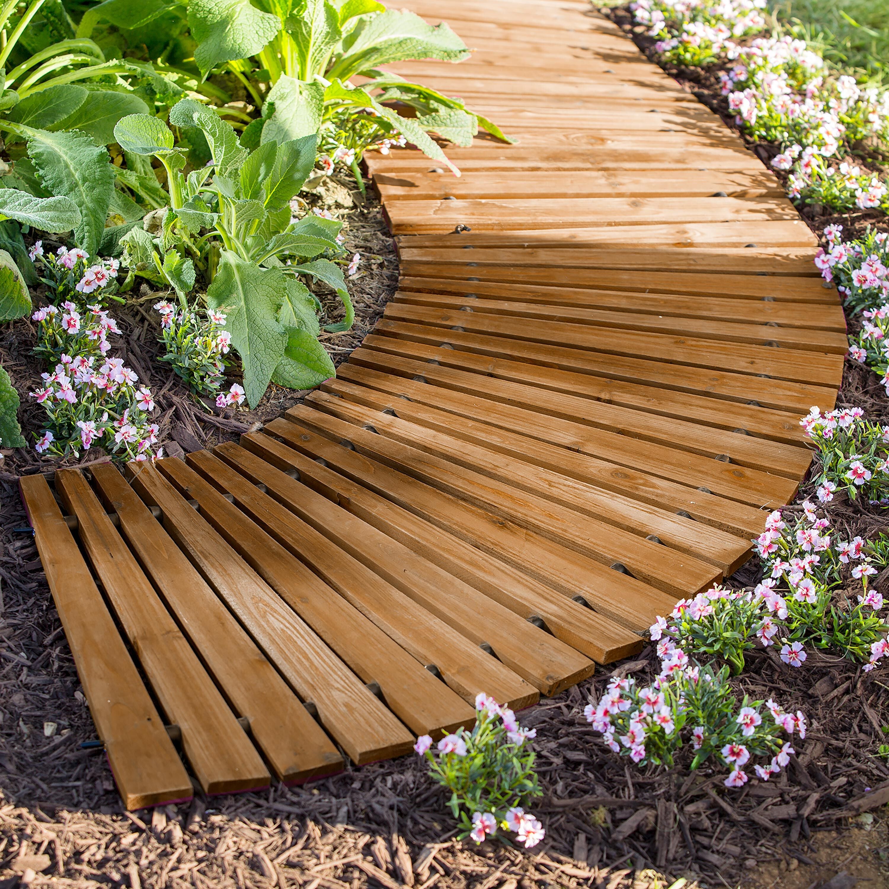 Plow & Hearth Wooden Roll-Out Pathway - Thumbnail 2