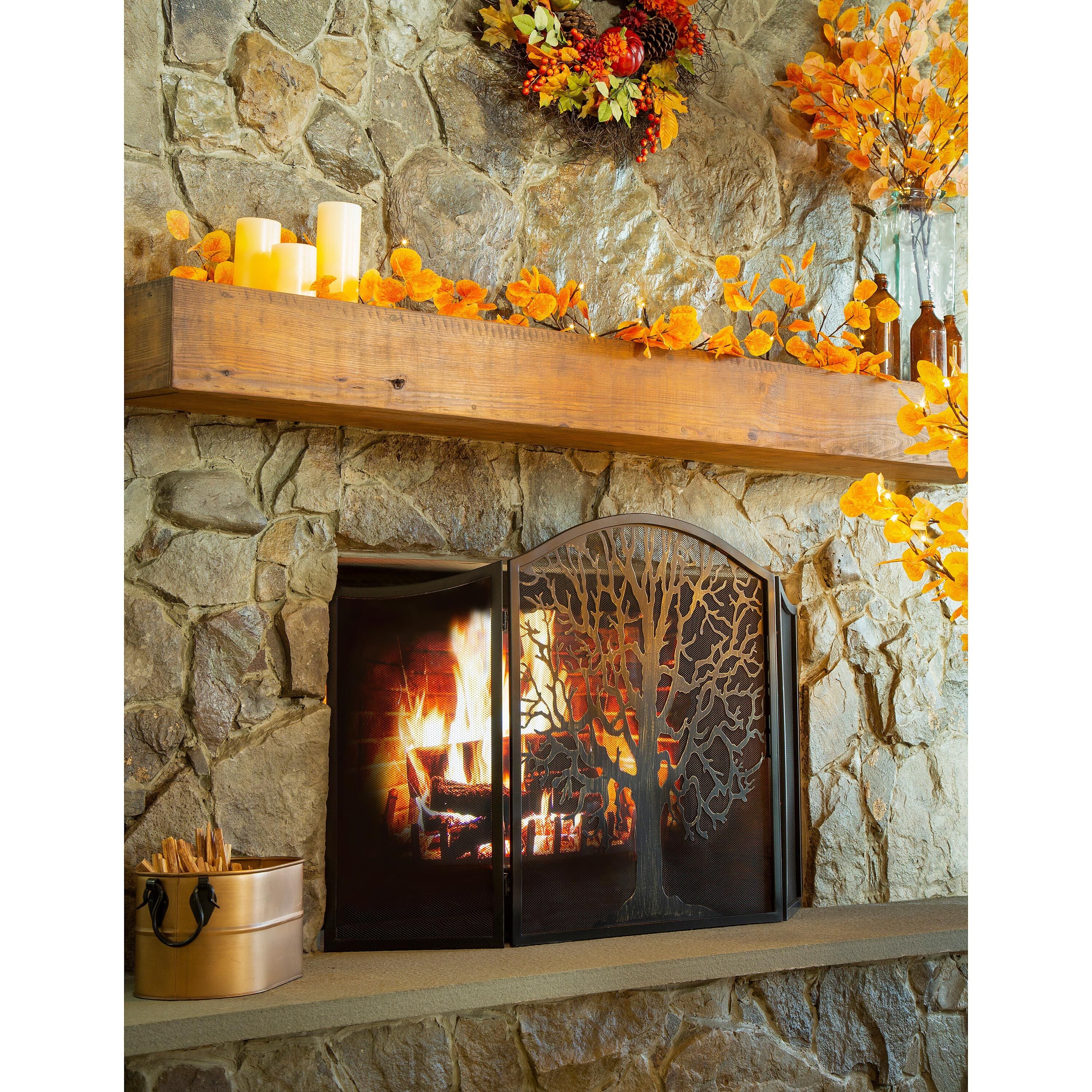 Plow & Hearth Tree of Life Firescreen - Thumbnail 2