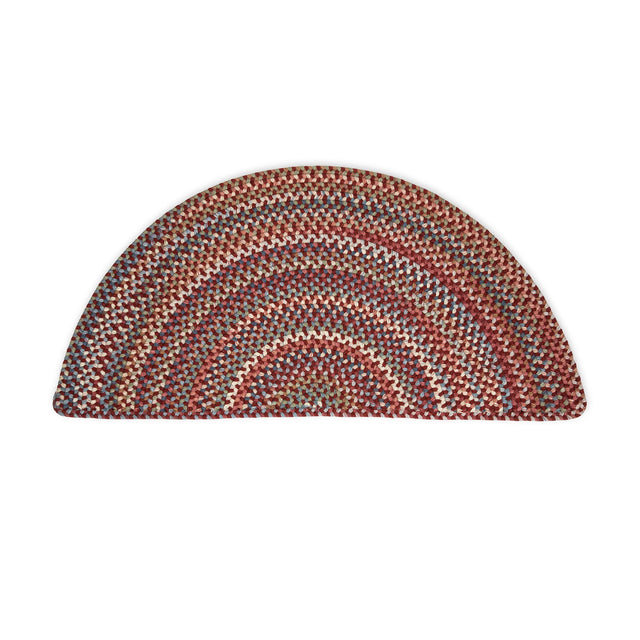 Half Round Runner Rug Blue Ridge Half Round Wool Braided Rug, 2' x 4' | Plow & Hearth