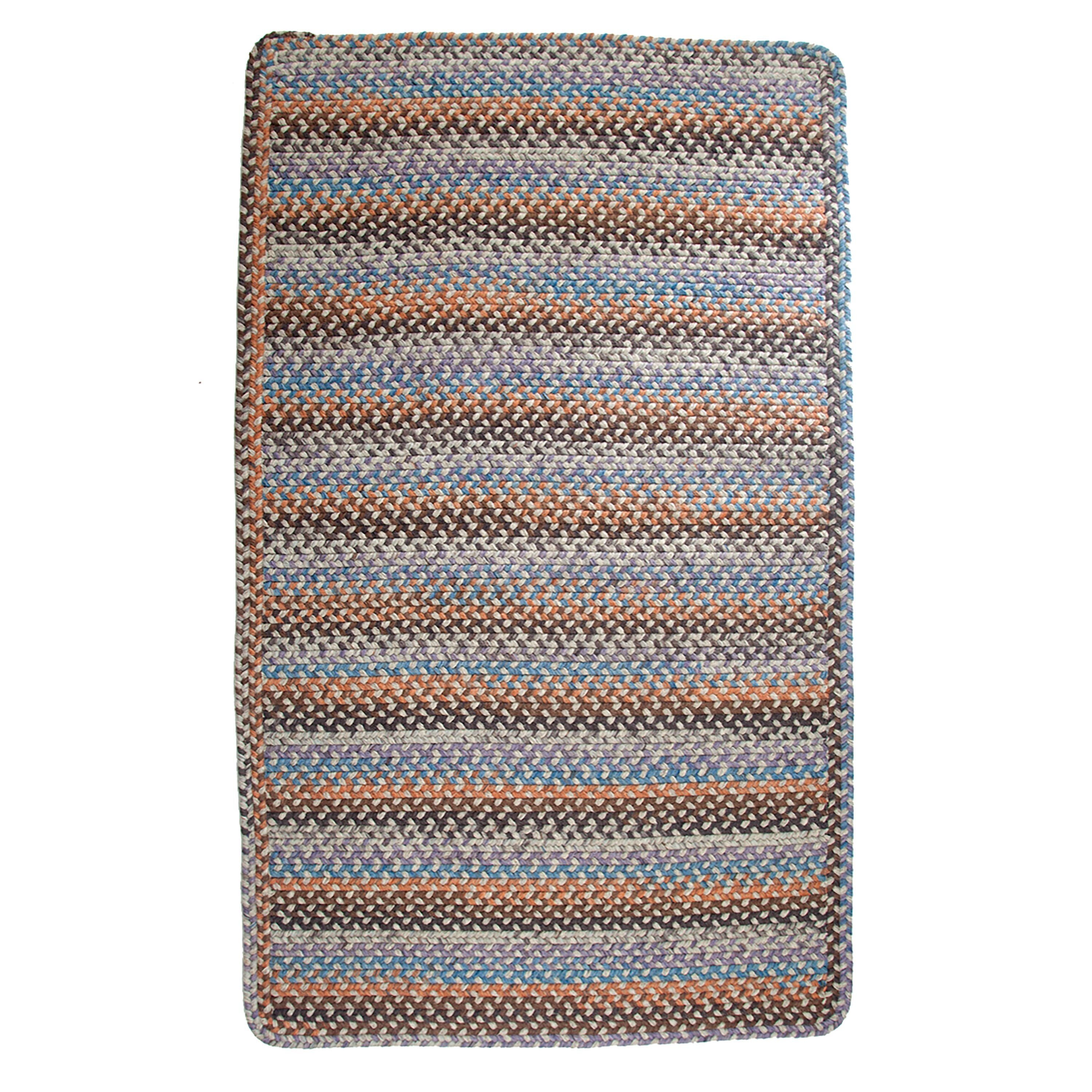Blue Ridge Rectangle Wool Braided Rug, 5' x 8' | Plow & Hearth