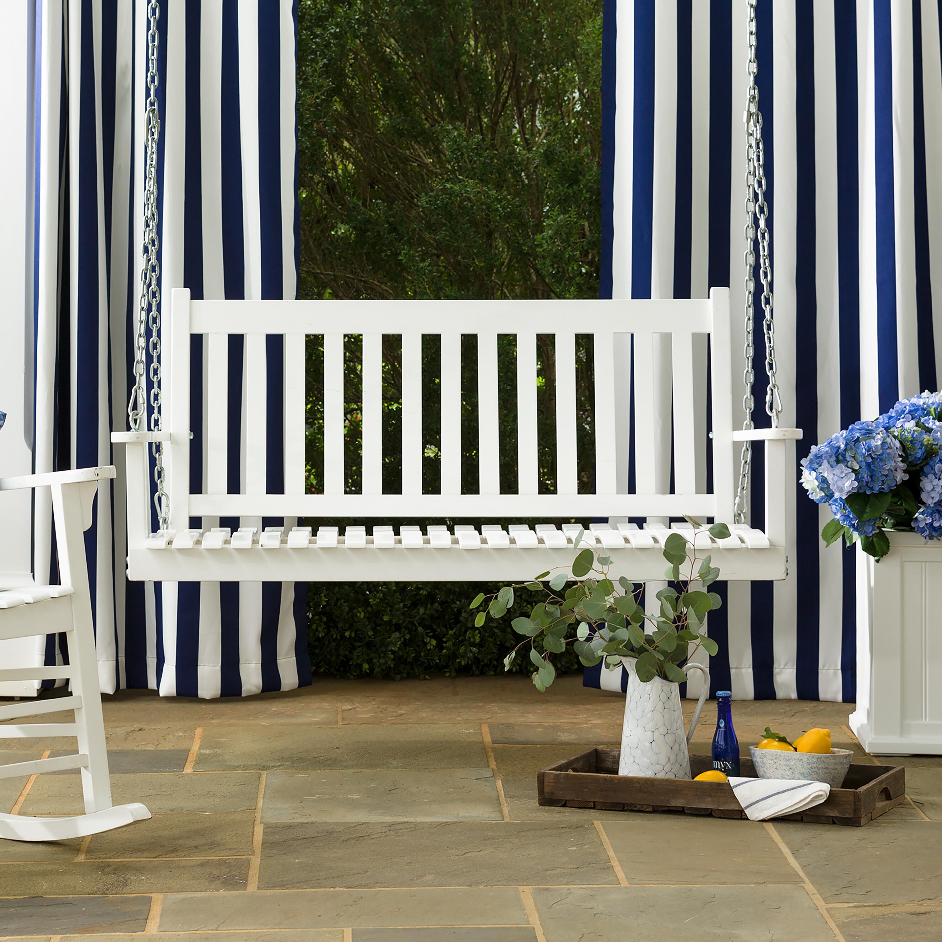 Slatted Wood Porch Swing | Swings & Hammocks | Plow & Hearth