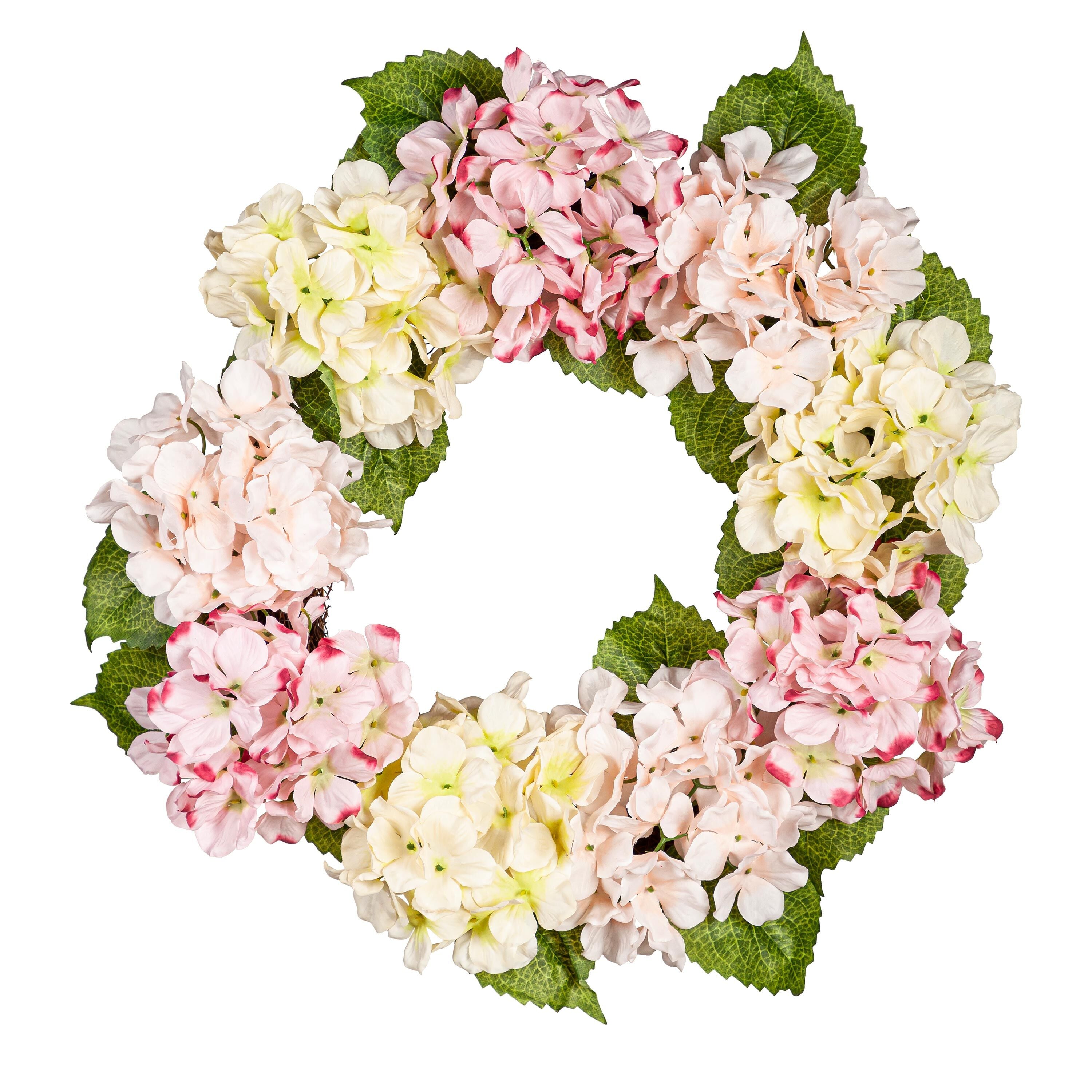 Plow & Hearth Hydrangea Wreath - Thumbnail 3