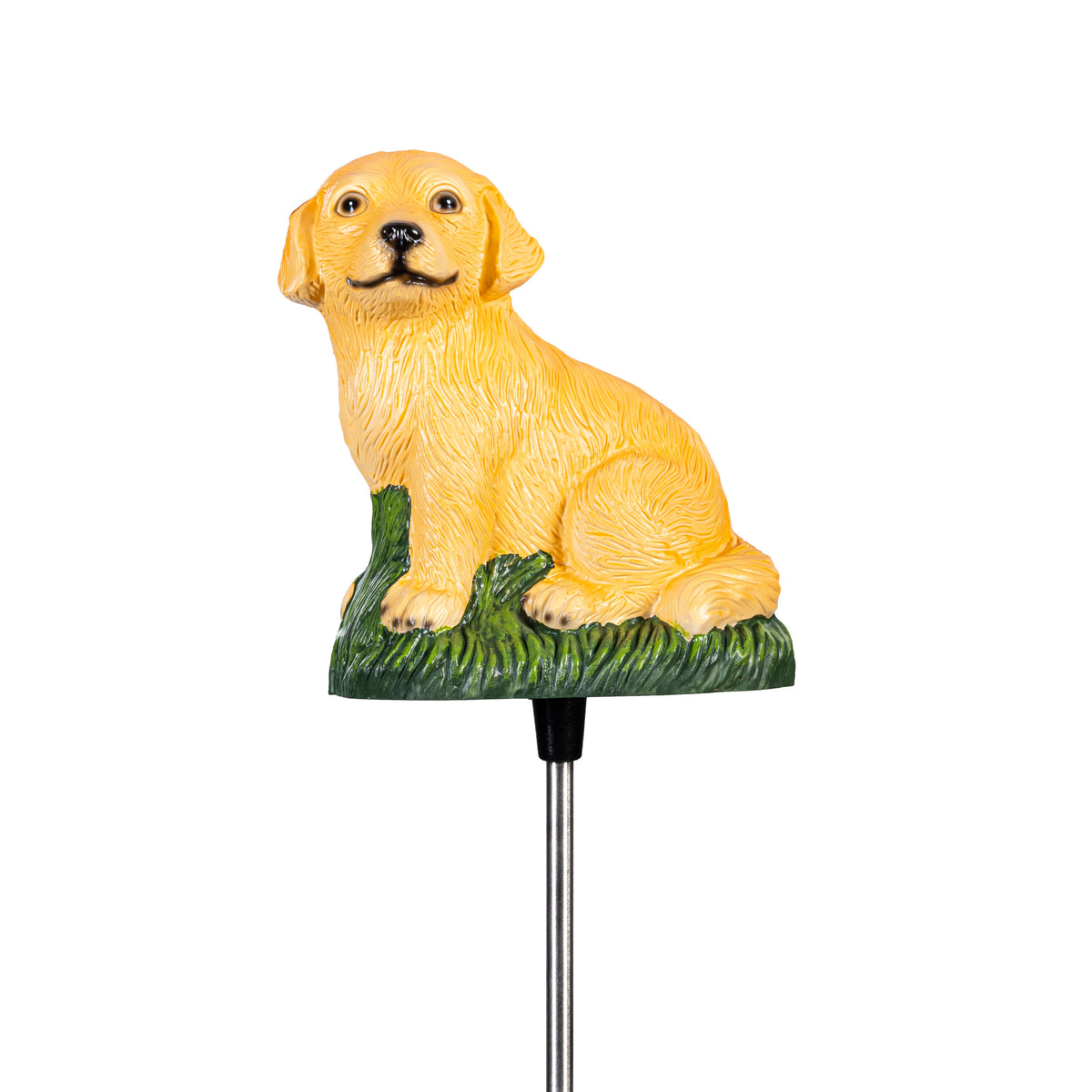 Dog with Sound Solar Garden Stake – Plow & Hearth