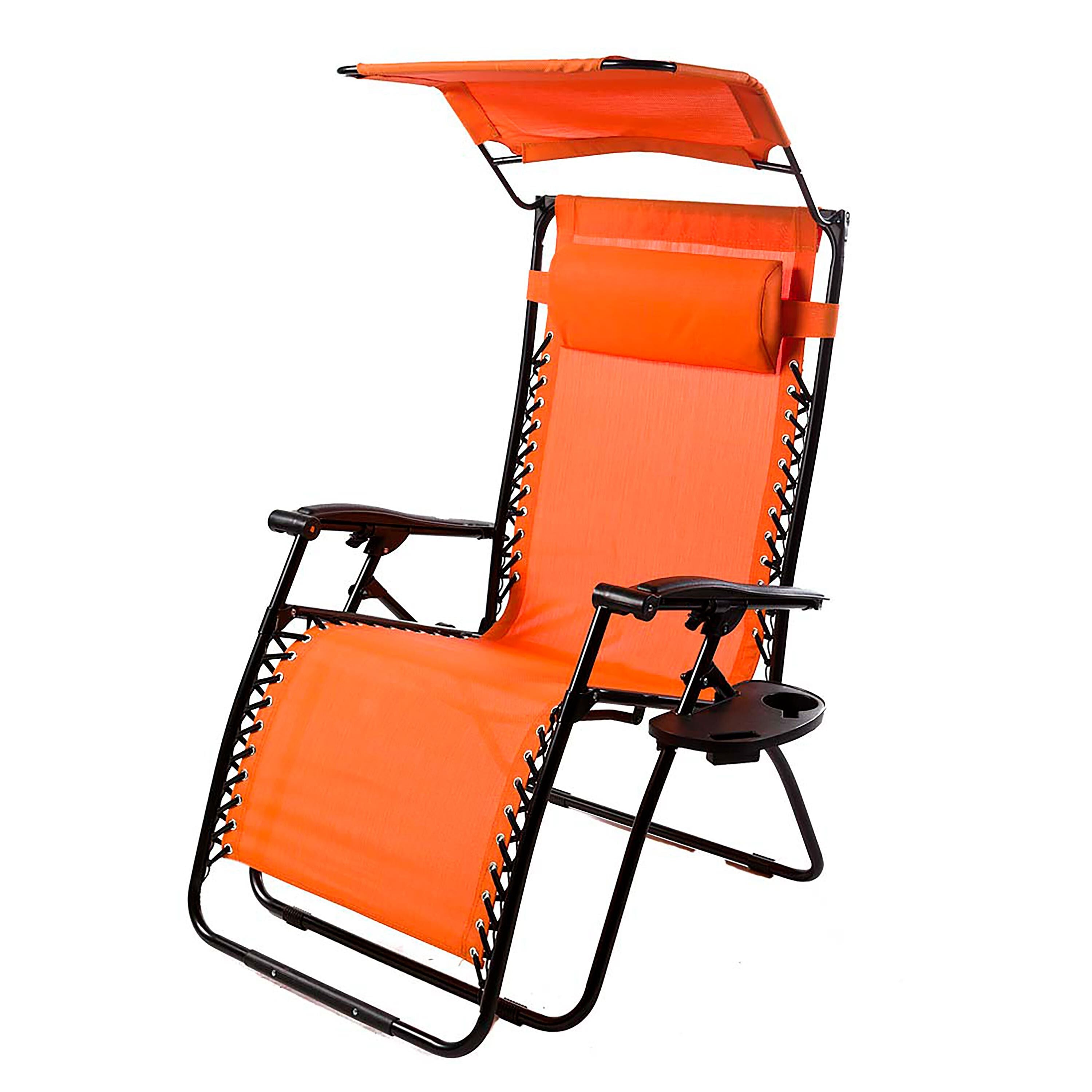 Zero Gravity Chair With Awning | Seating | Plow & Hearth