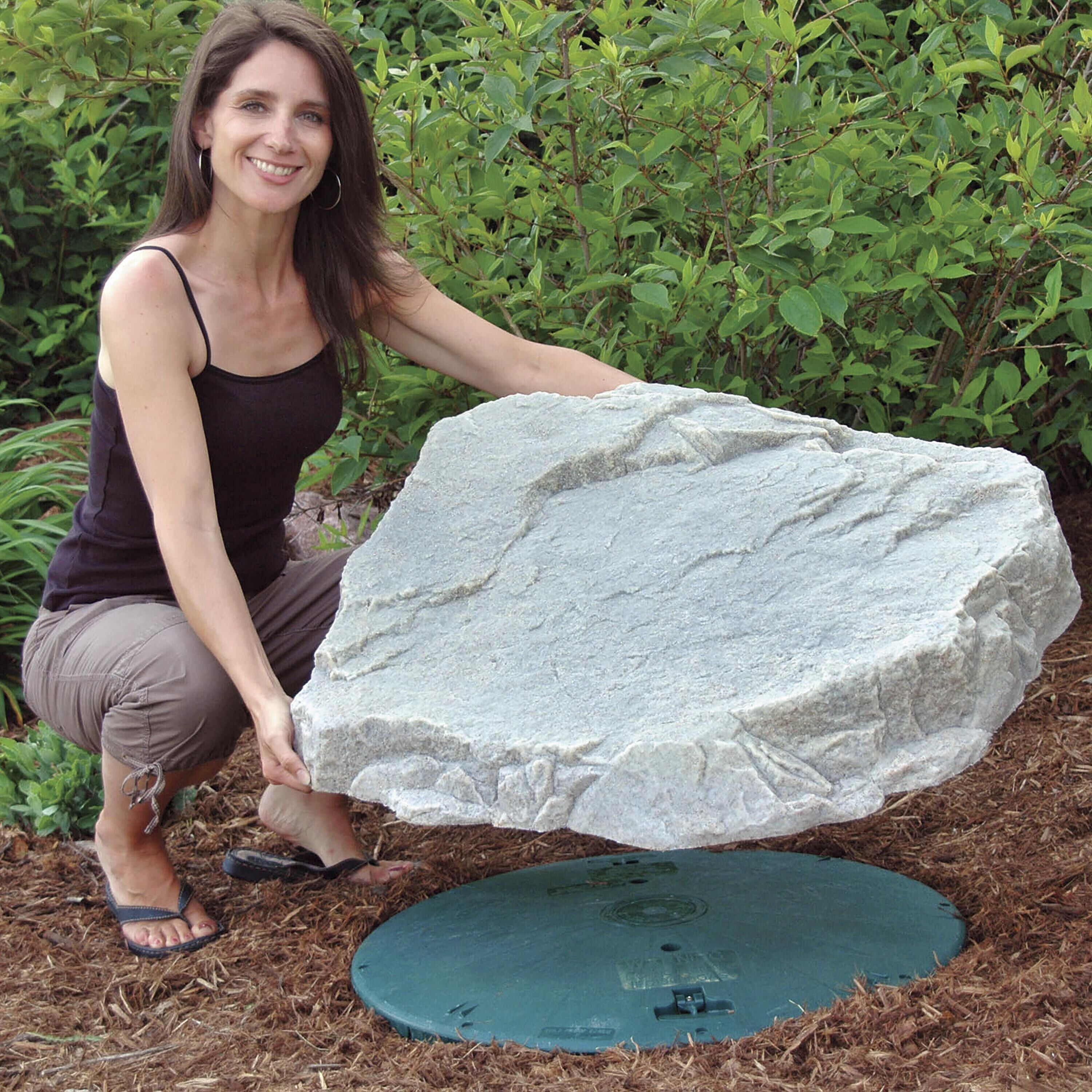 USA-Made Flat Mock Rock | Maintenance Free | Plow & Hearth