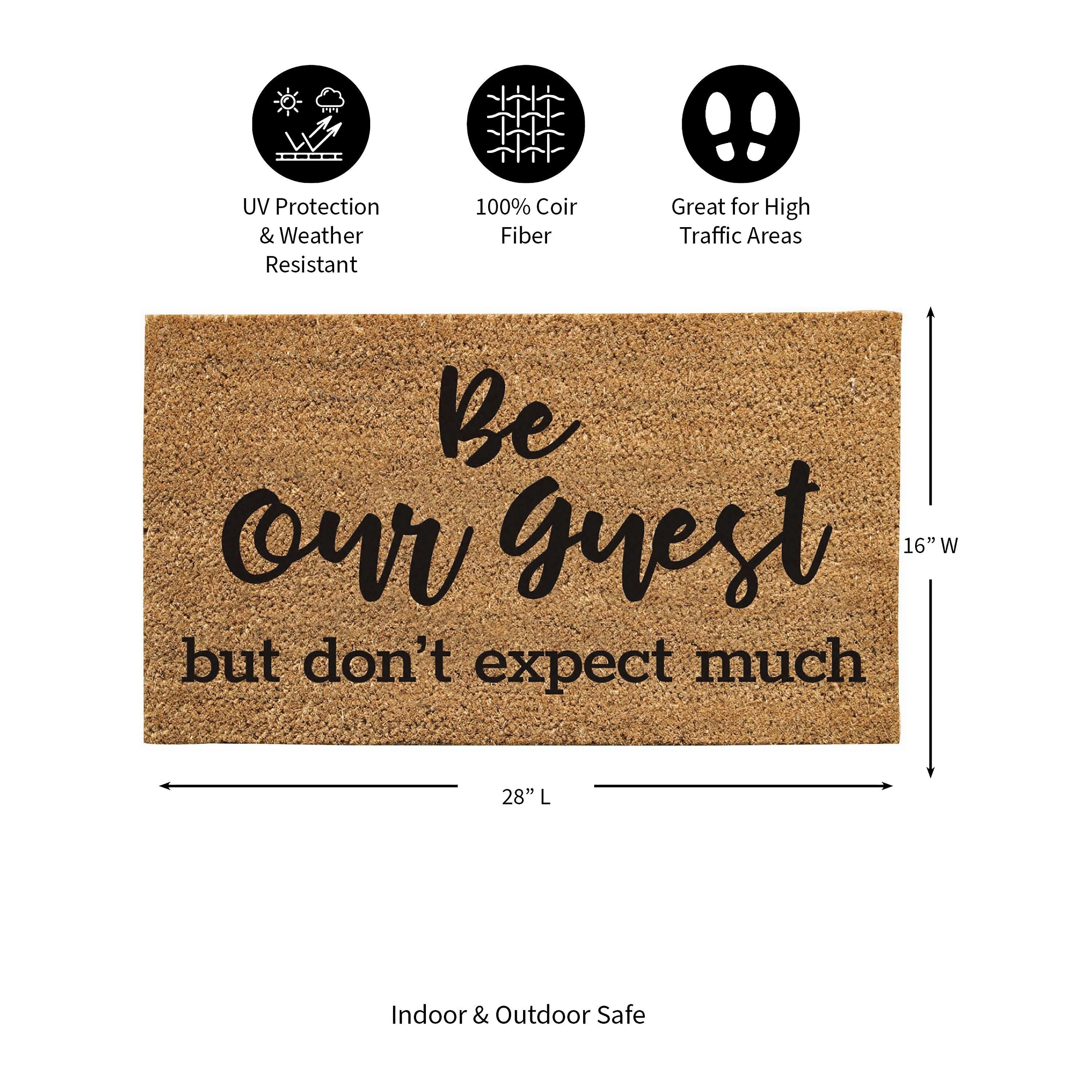 Evergreen Be Our Guest Coir Mat - Thumbnail 2