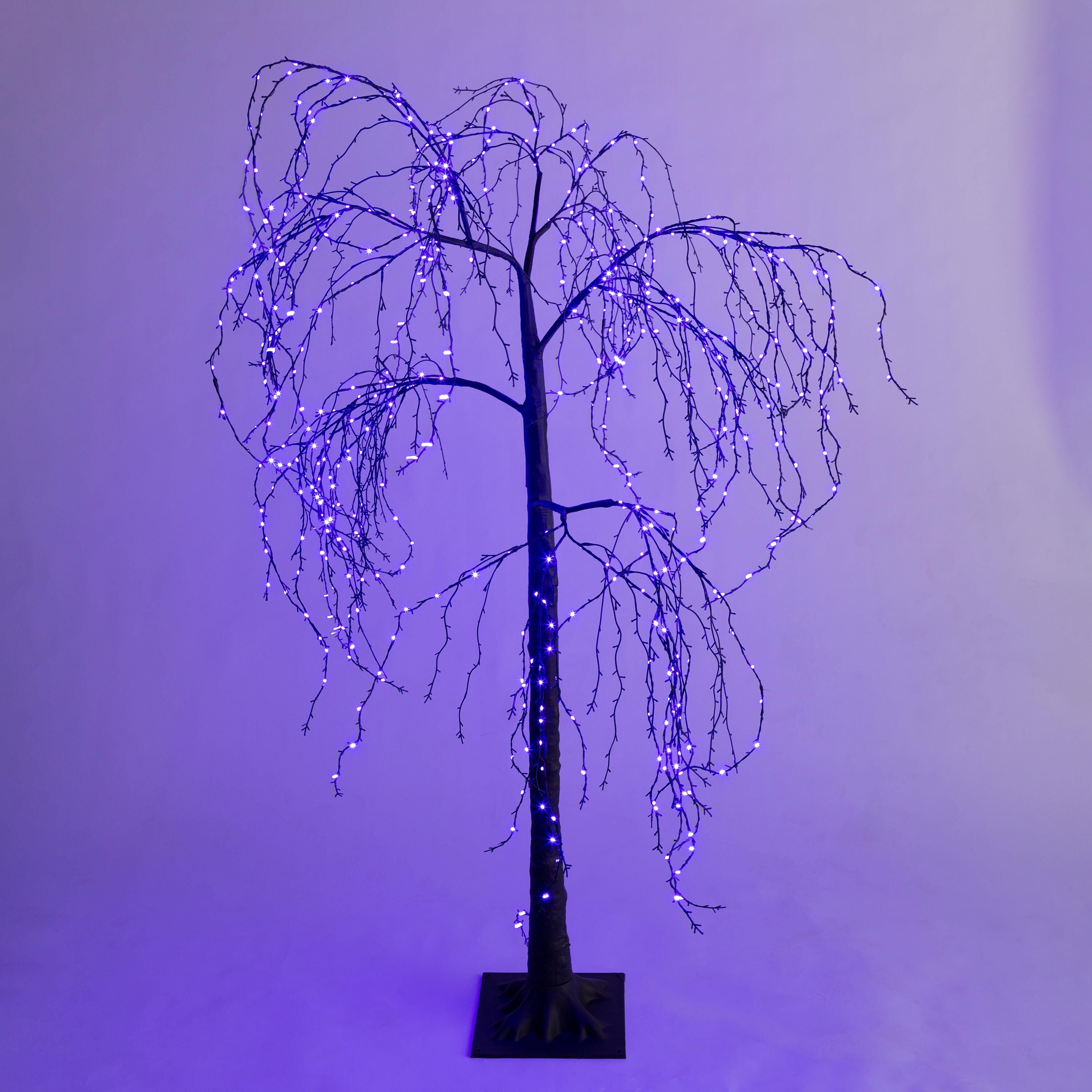 Indoor/Outdoor Halloween Weeping Willow, 6'H with 500 Lights