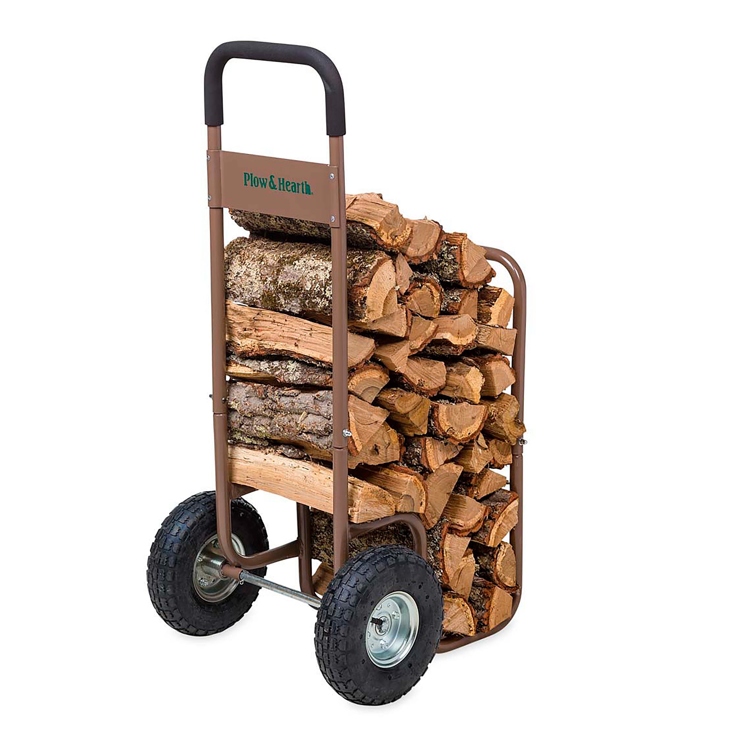 Plow & Hearth Rolling Log Cart - Thumbnail 4