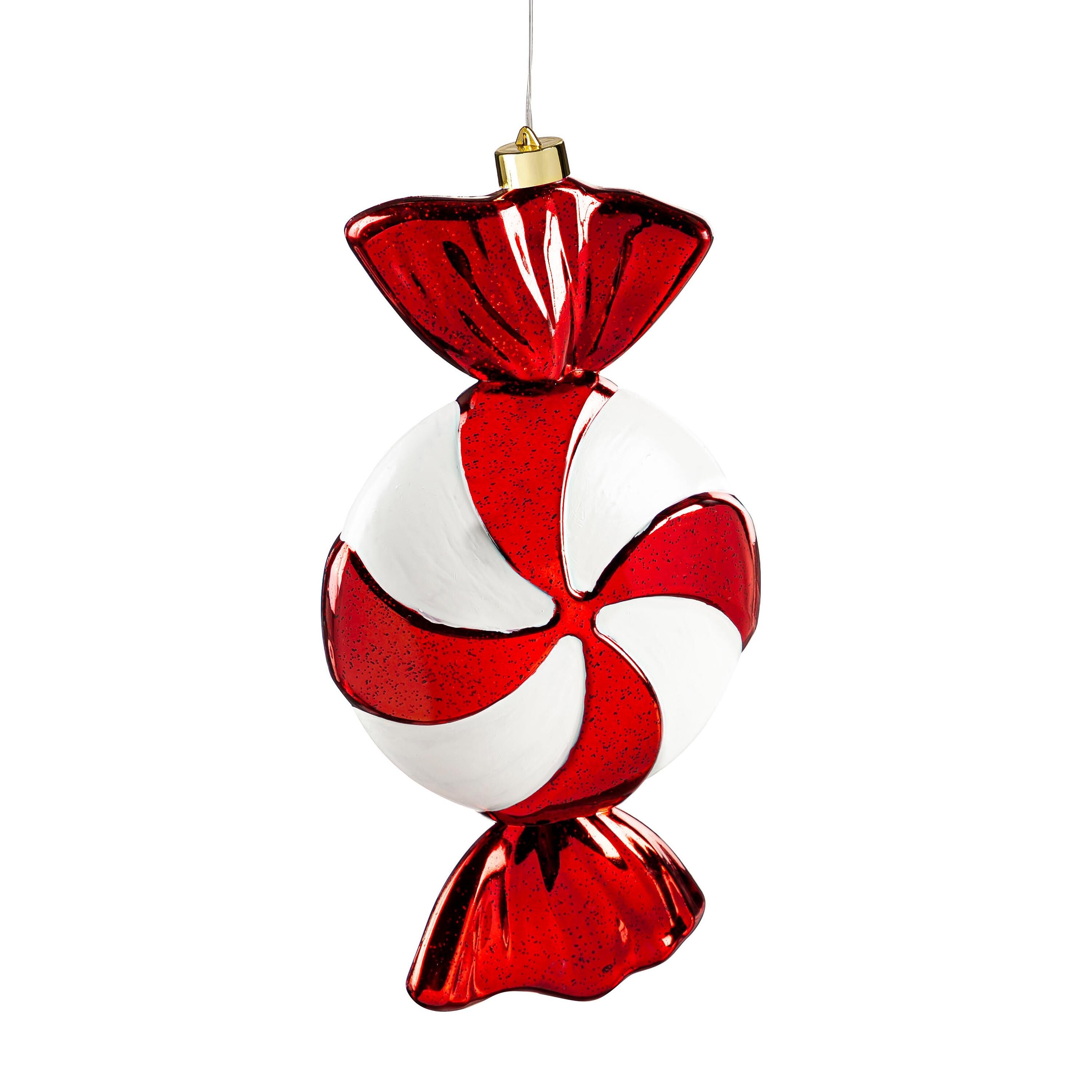 Plow & Hearth Candy Swirl Ornament - Thumbnail 3