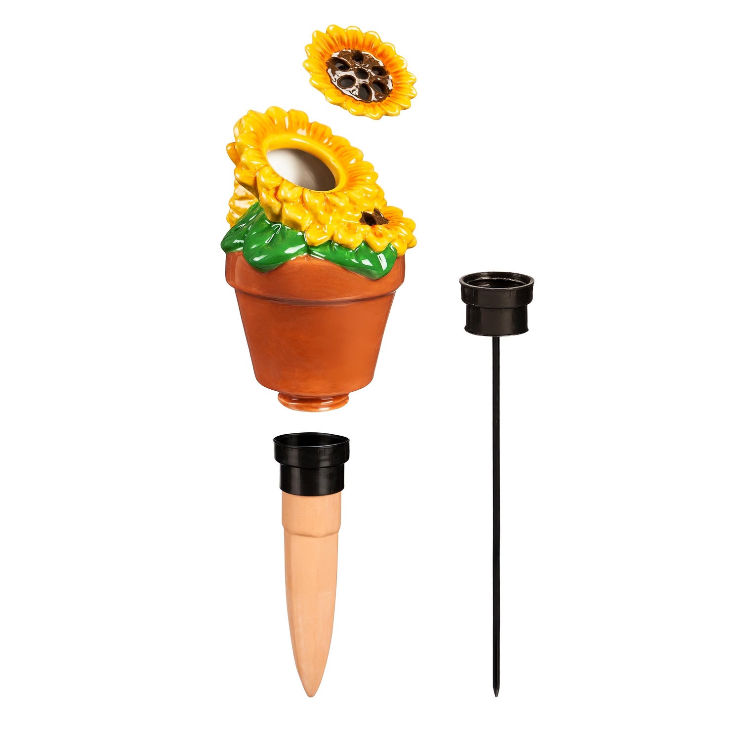 fruit flies in plant pots Whimsical Ceramic Fruit Fly/Gnat Trap with Watering Globe – Plow & Hearth