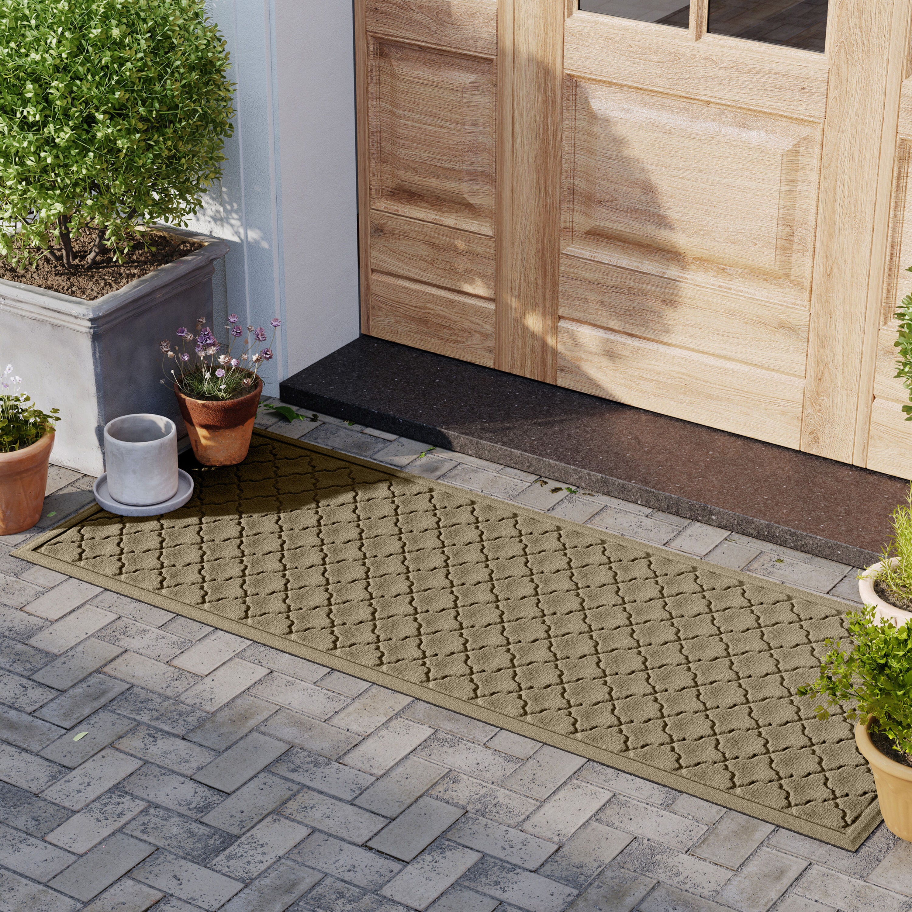 WaterHog® Indoor/Outdoor Geometric Doormat, 22
