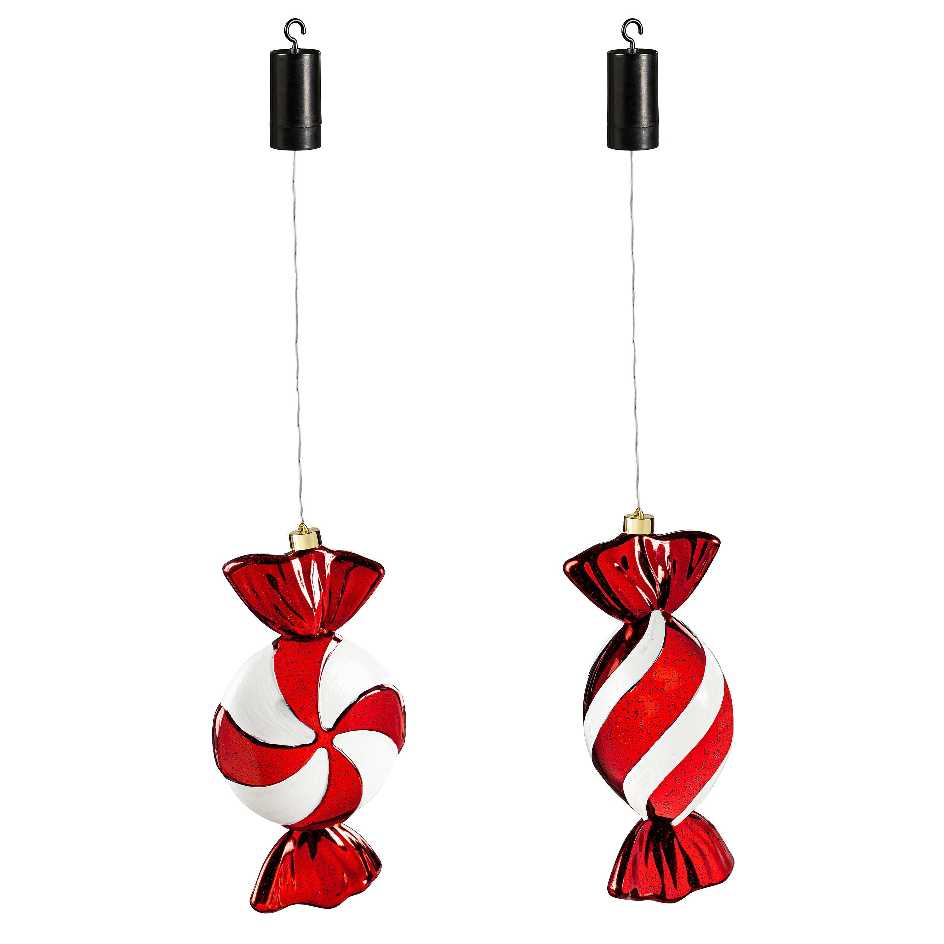 Plow & Hearth Candy Swirl Ornament - Thumbnail 4