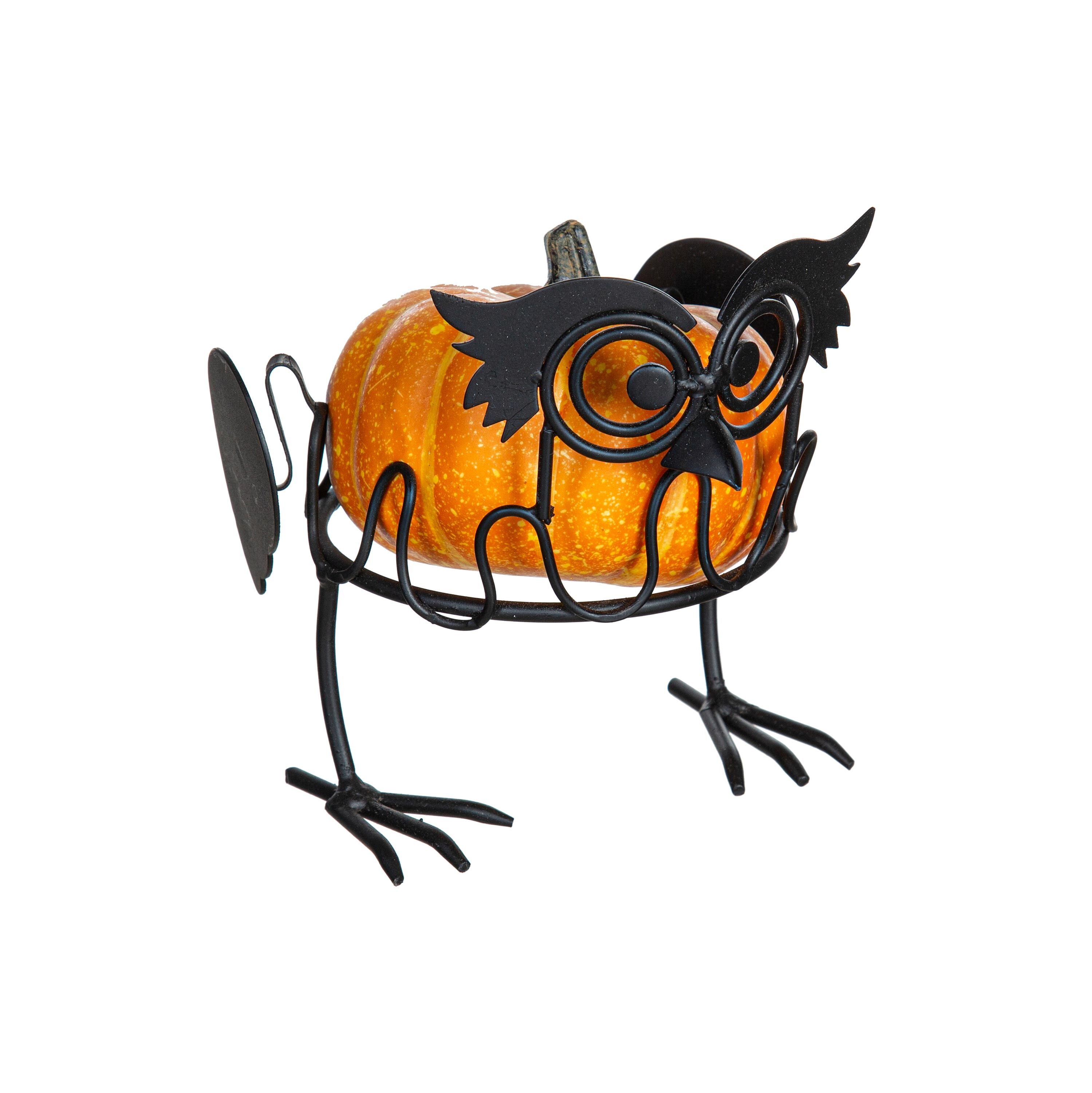 Plow & Hearth Owl Pumpkin Holders - Thumbnail 4