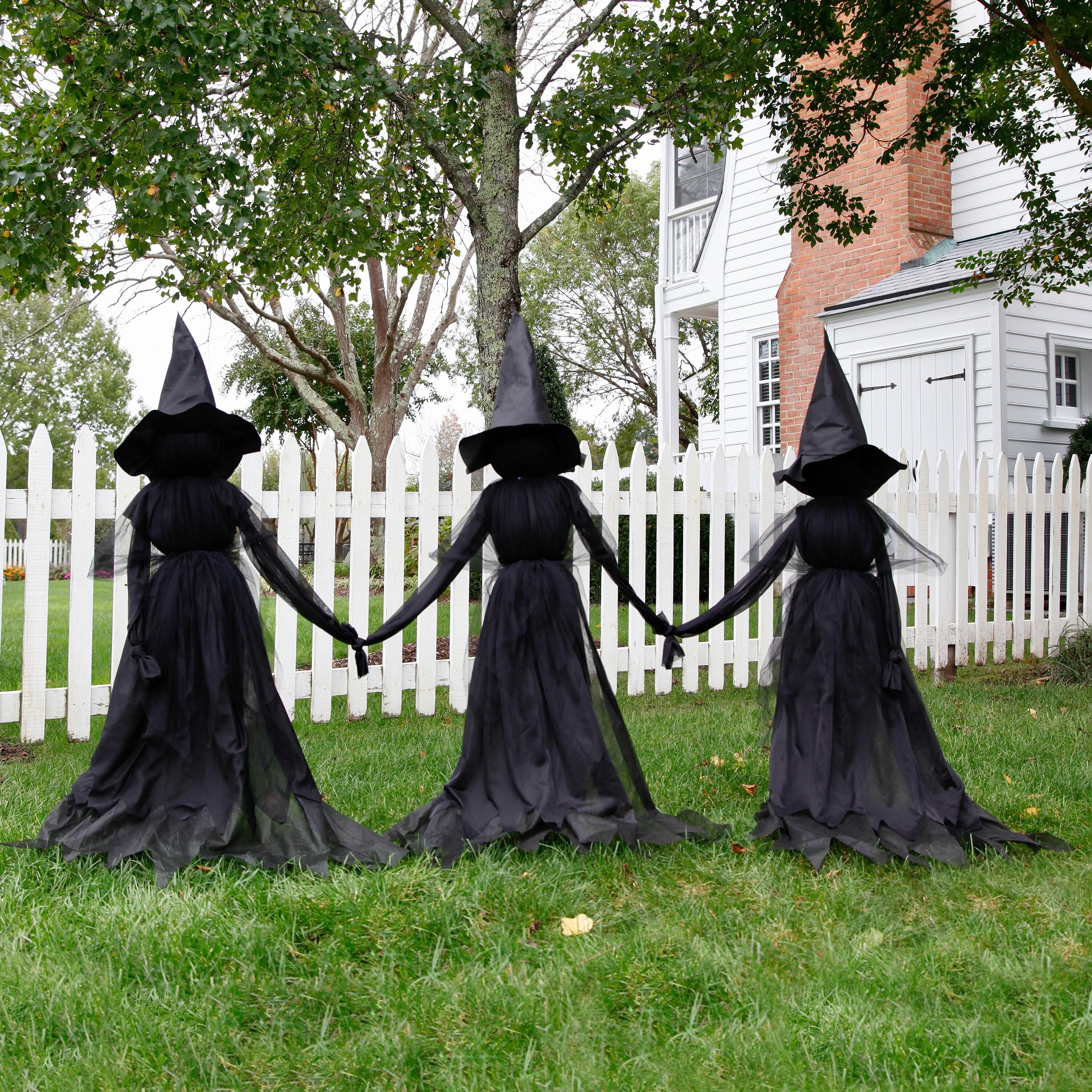 Plow & Hearth Halloween Witch Stakes - Thumbnail 4