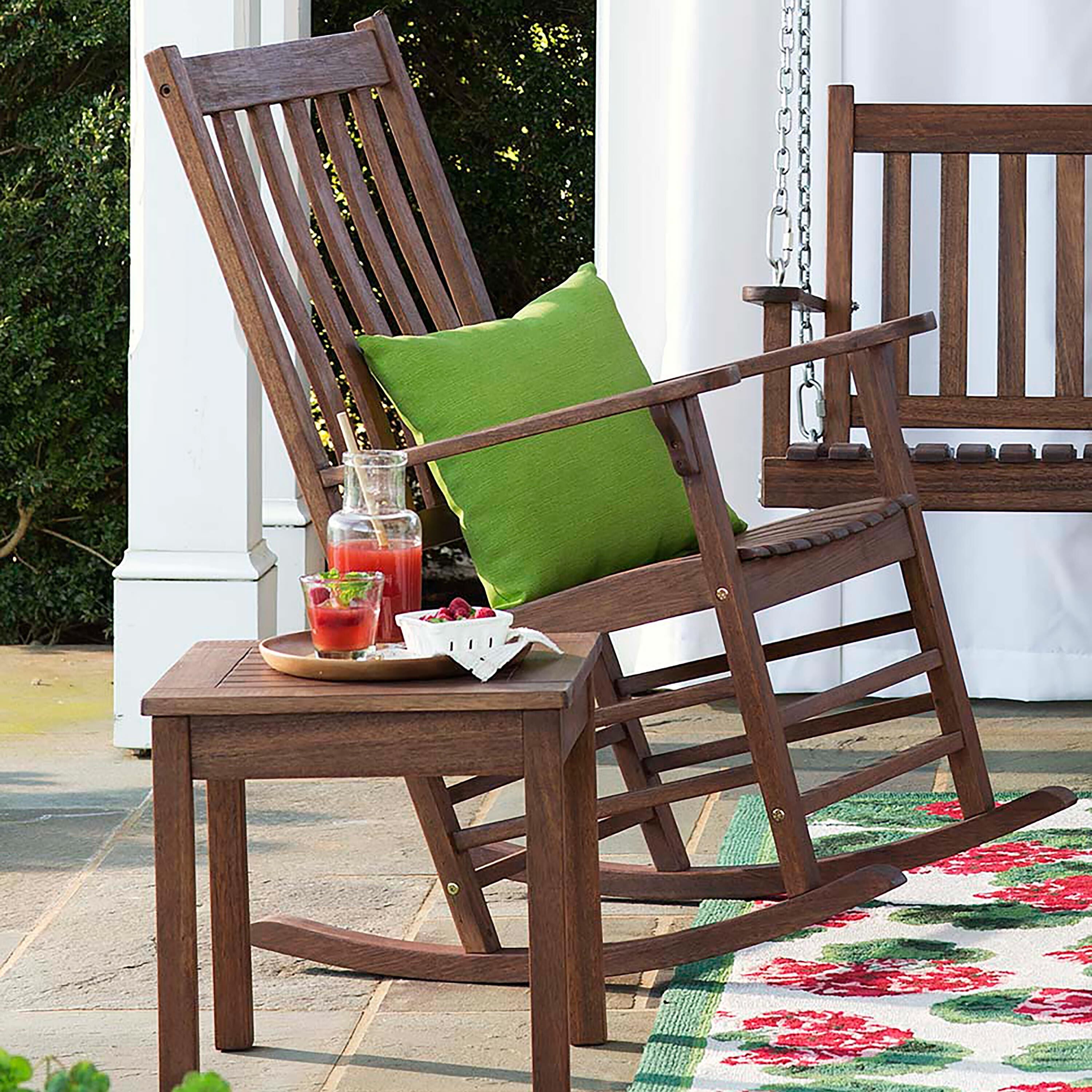 Slatted Wood Rocker | Plow & Hearth