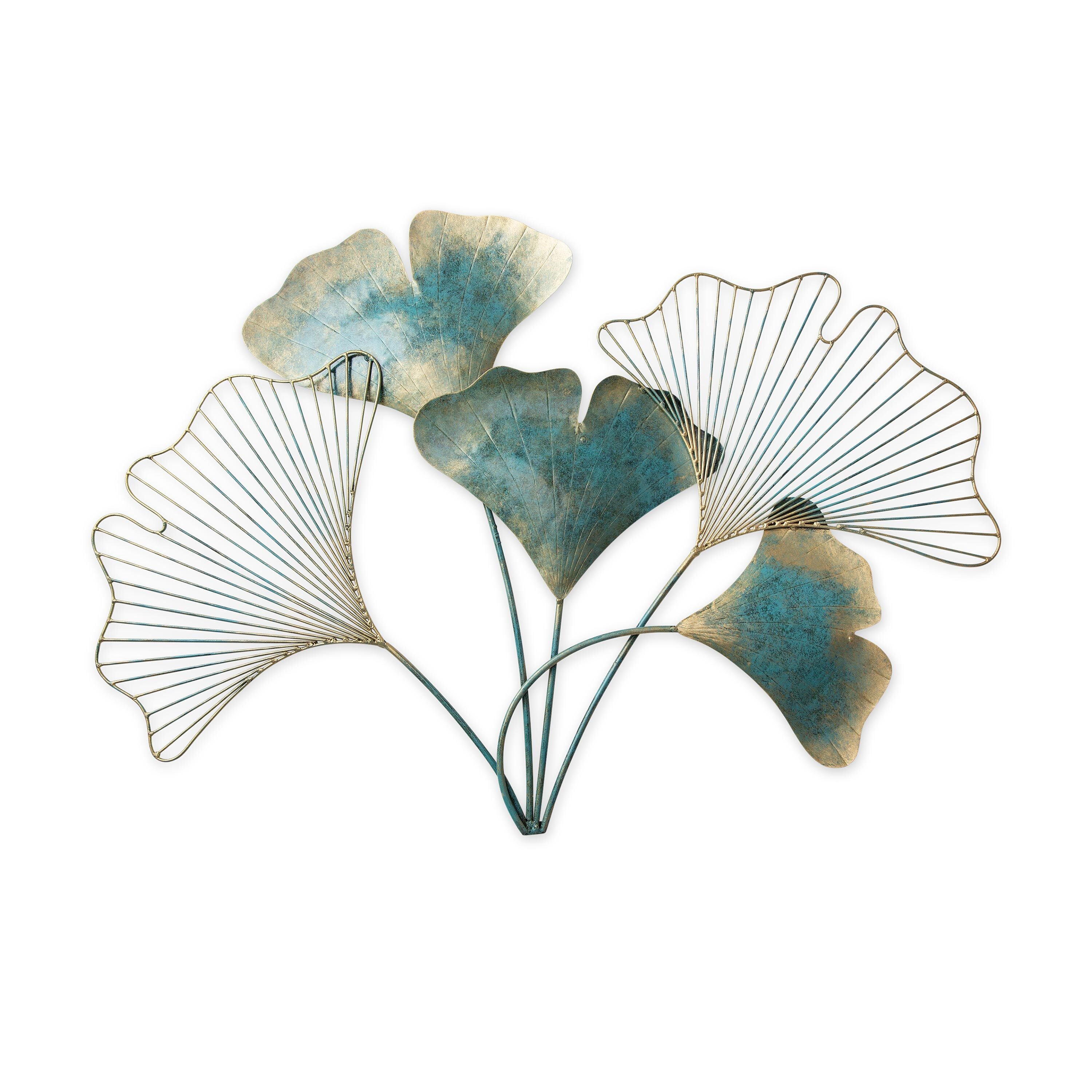 Plow & Hearth Ginkgo Leaf Wall Art