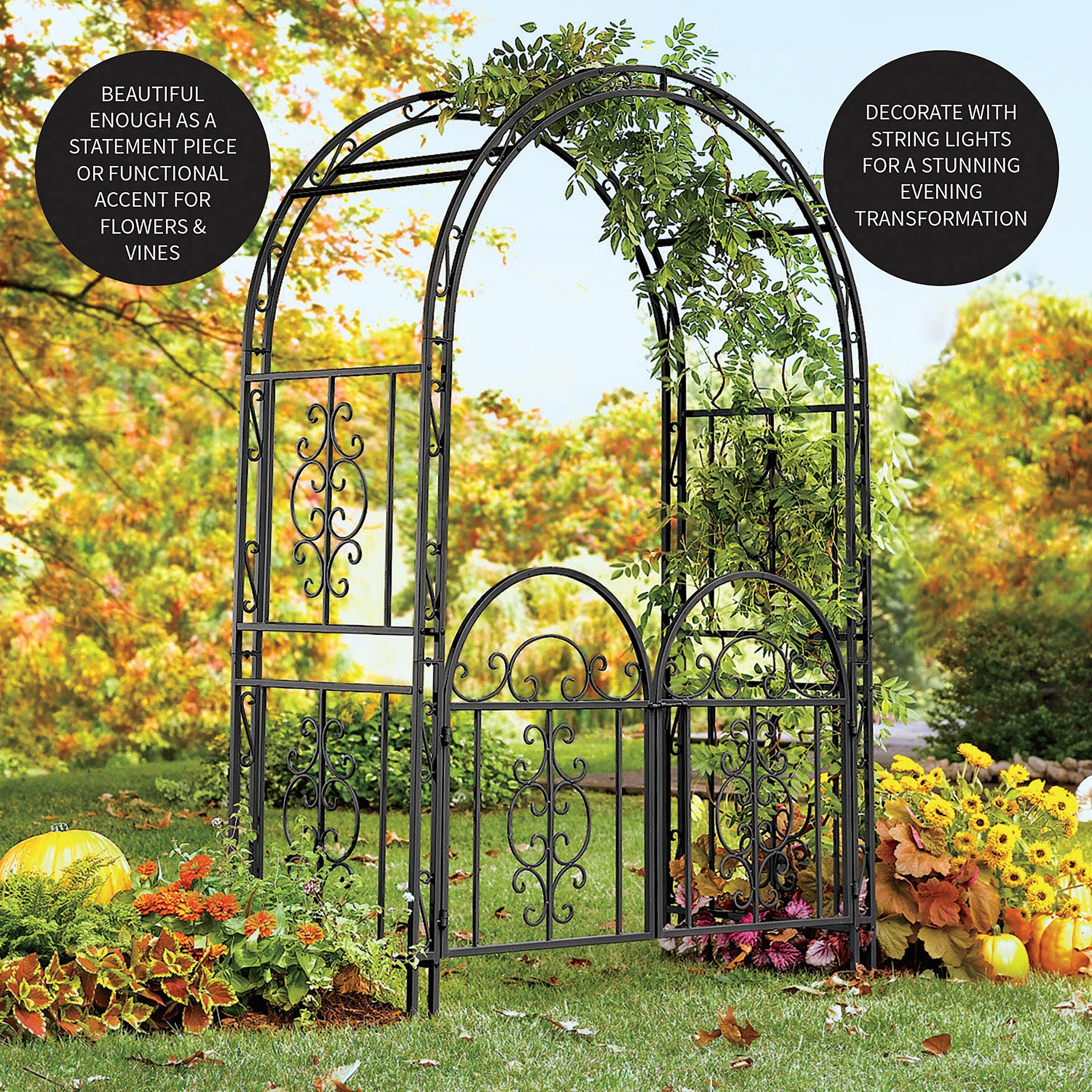 Plow & Hearth Montebello Garden Arbor - Thumbnail 5