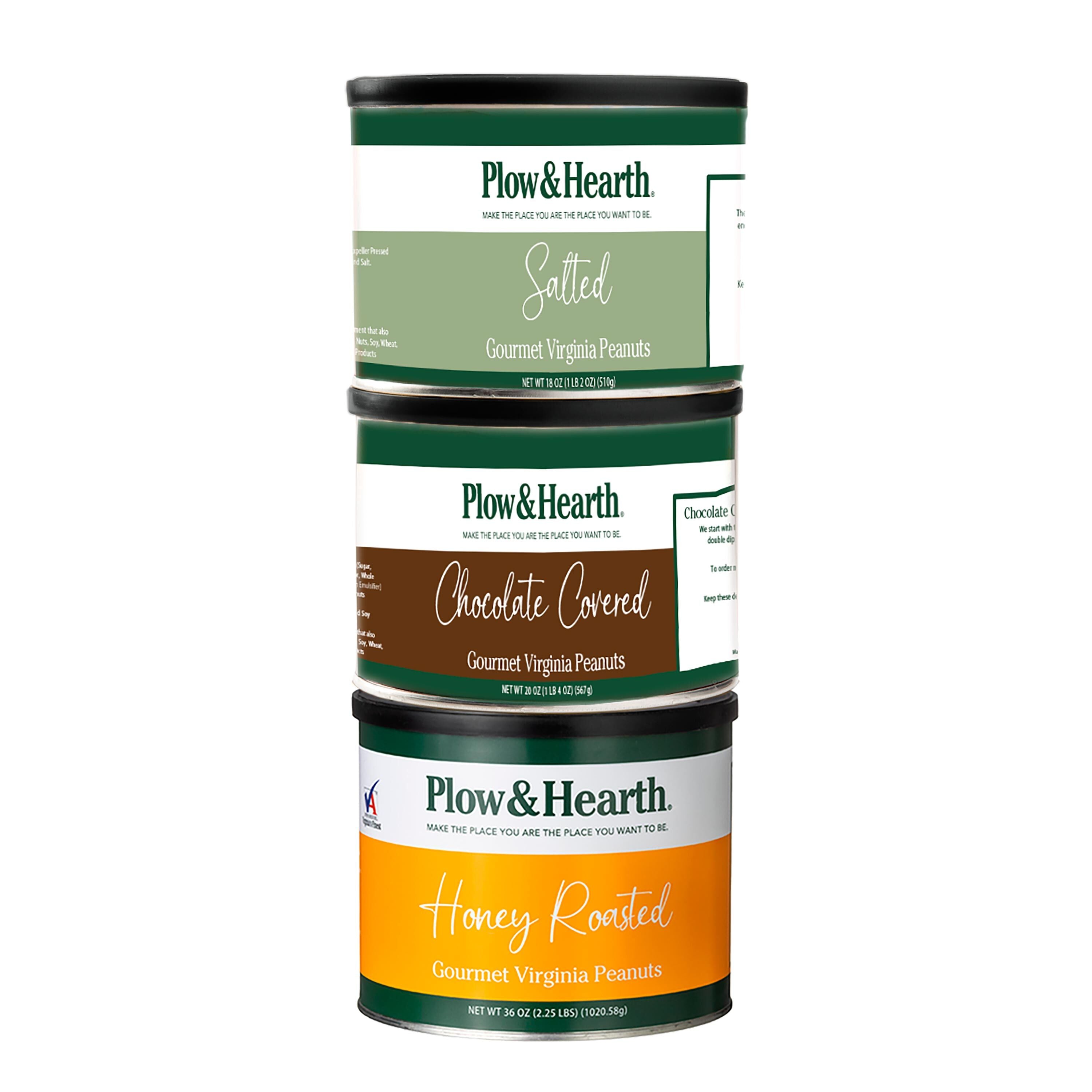 Peanut Trio Gift Tower | Nuts & Party Mix | Plow & Hearth
