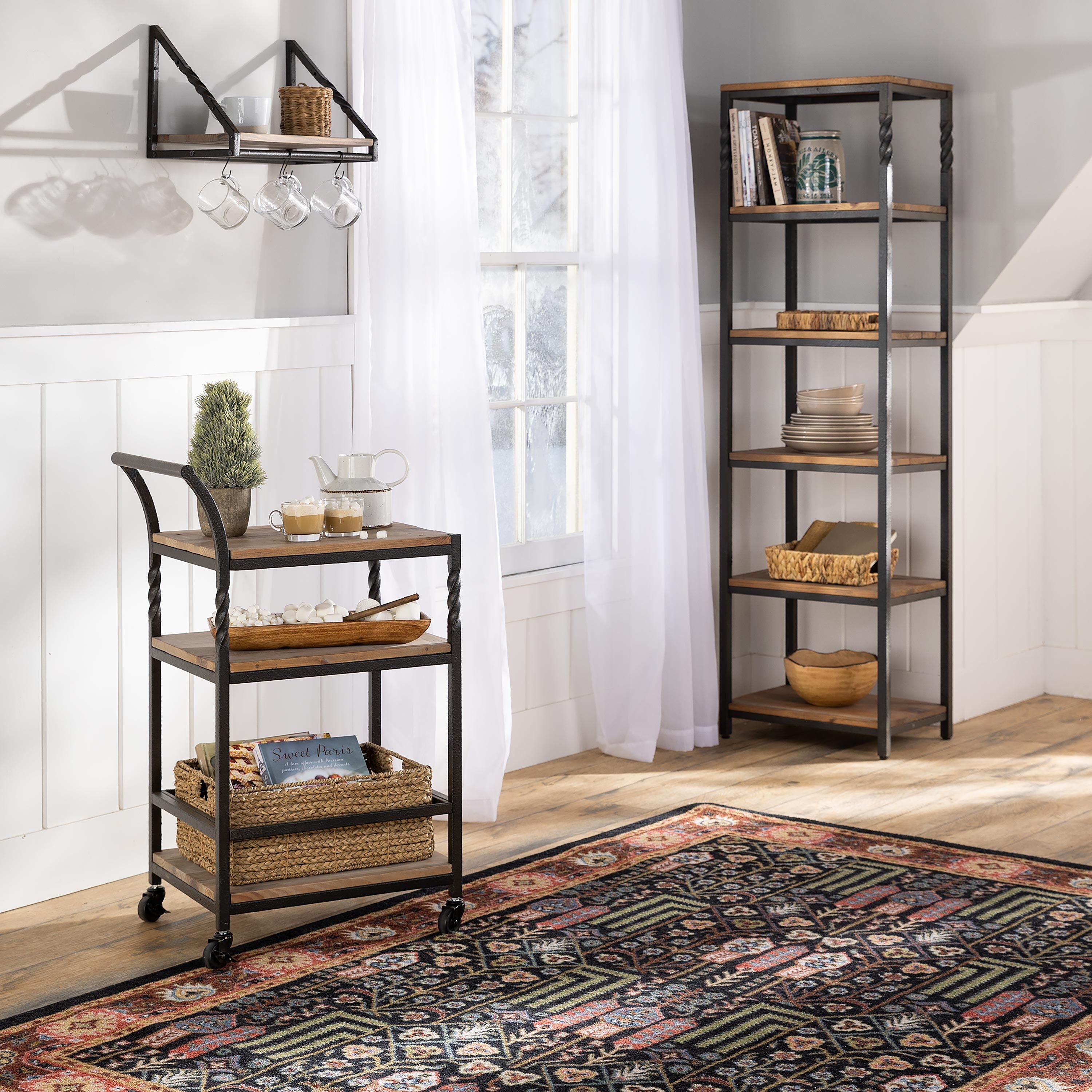 Deep Creek Etagere Storage Stand with Shelves – Plow & Hearth