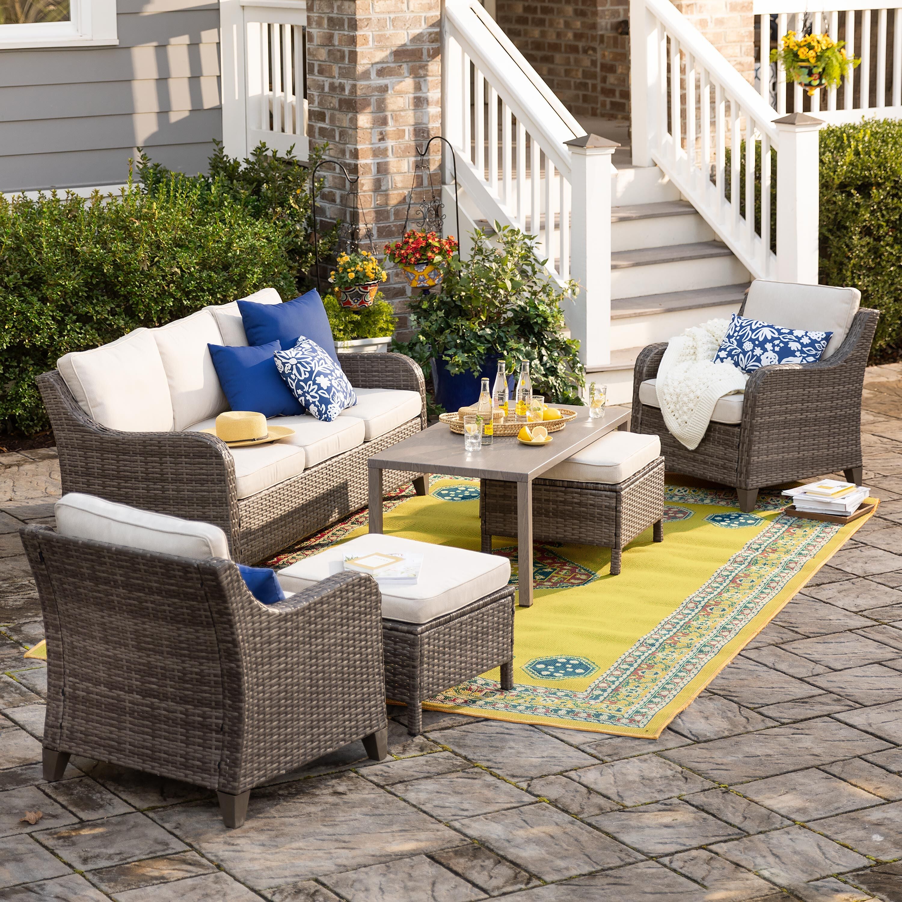 Plow & Hearth Montross Seating Set - Thumbnail 4