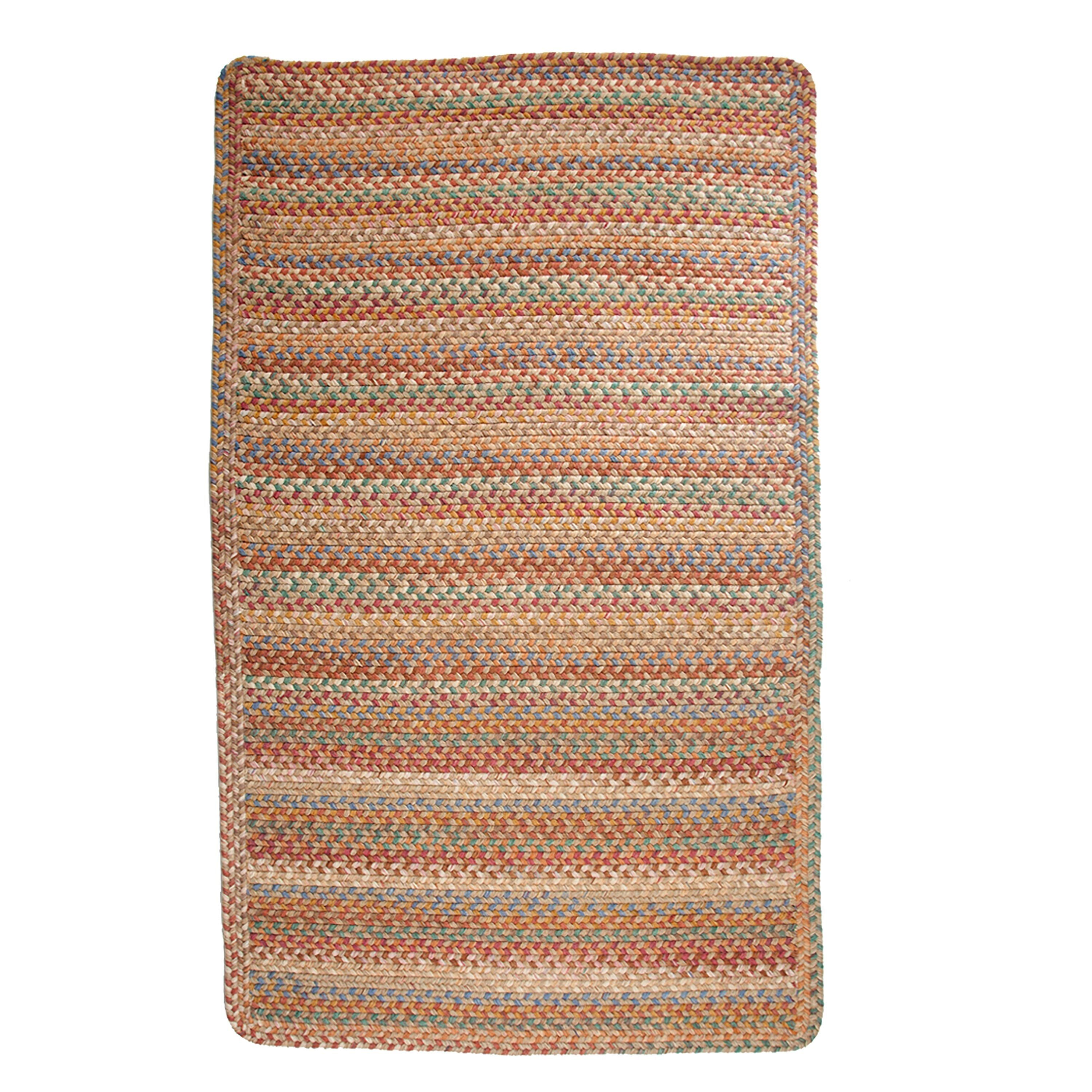Wool Rug／MTR4383【Mountain Research】 Blue Ridge Rectangle Wool Braided Rug, 5' x 8' | Plow & Hearth