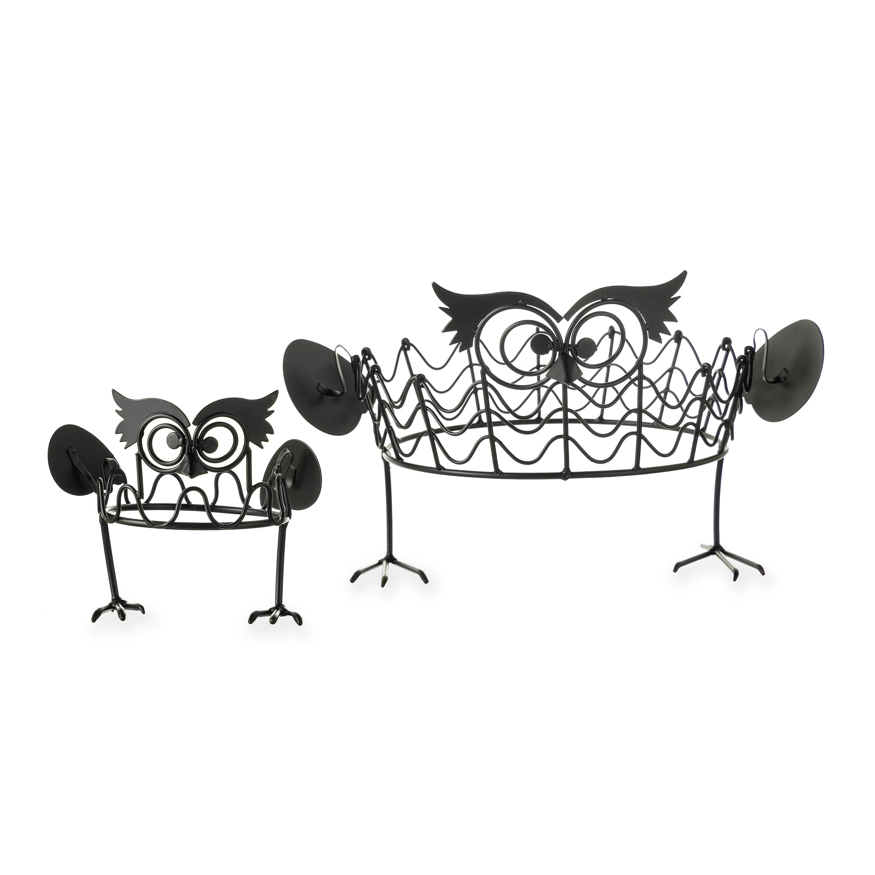 Plow & Hearth Owl Pumpkin Holders - Thumbnail 2