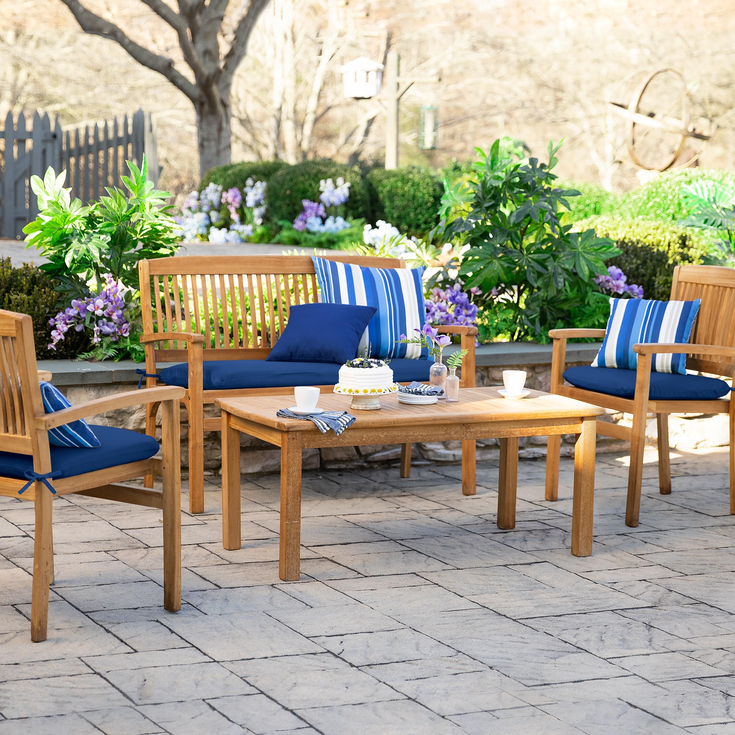 Teak Wood Chairs, Set of 2 – Plow & Hearth