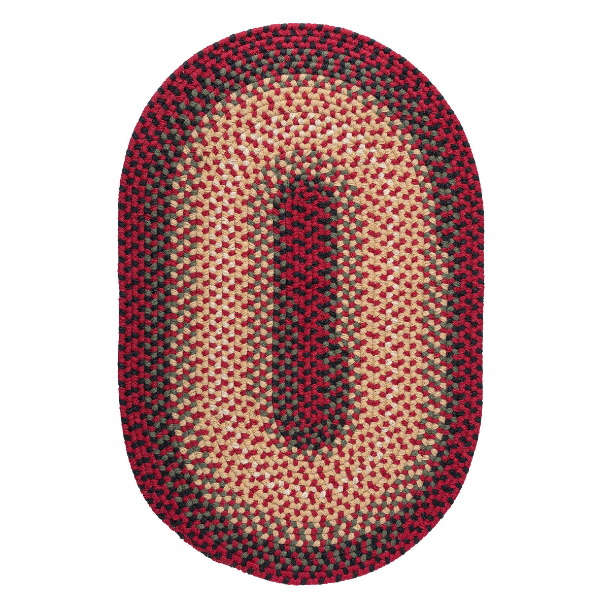 Vmi Rug USA-Made Wool Braided Virginia Rug, 2' x 3' | Plow & Hearth