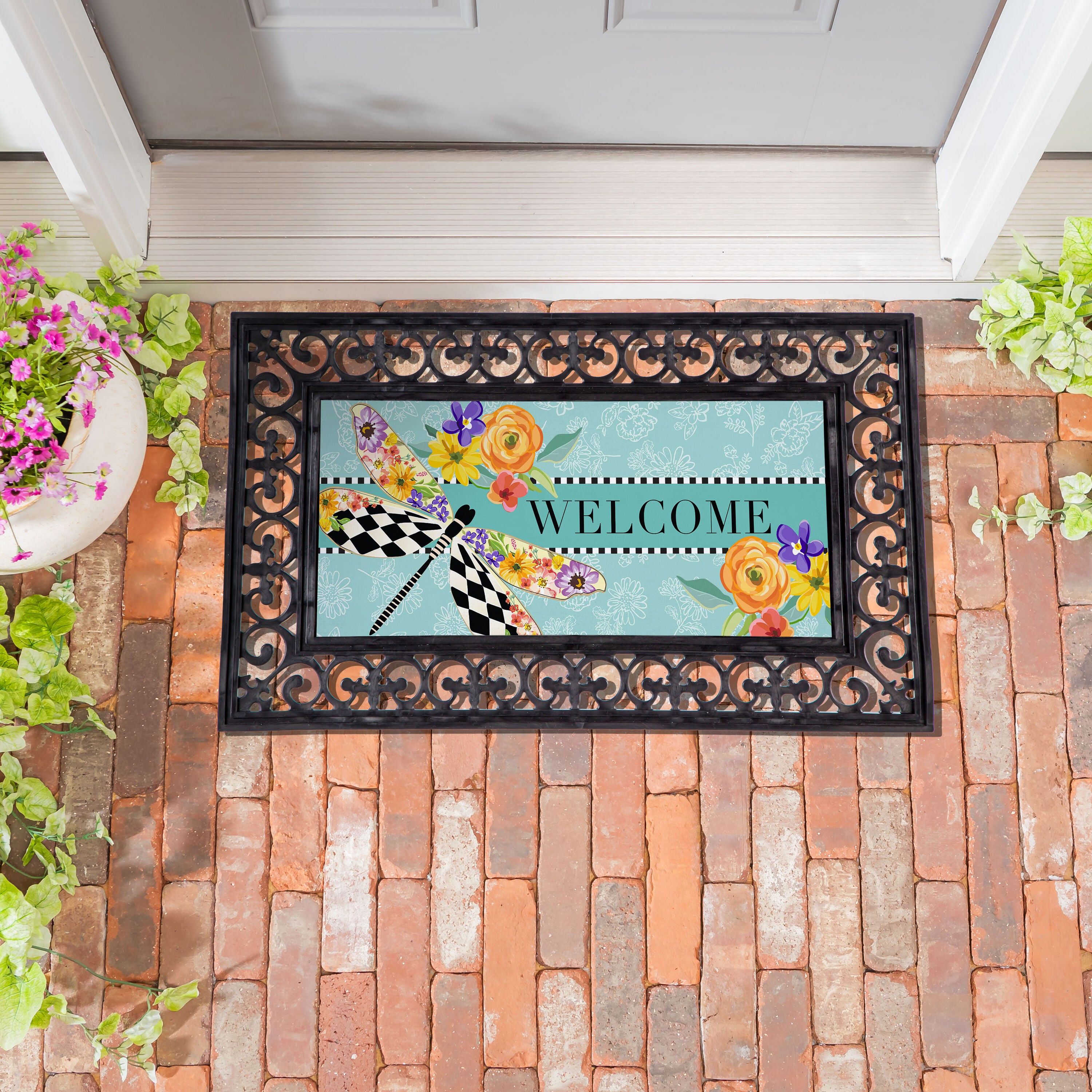 *＊maho＊* handmade Mack Childs Dragonfly Sassafras Switch Mat – Plow & Hearth