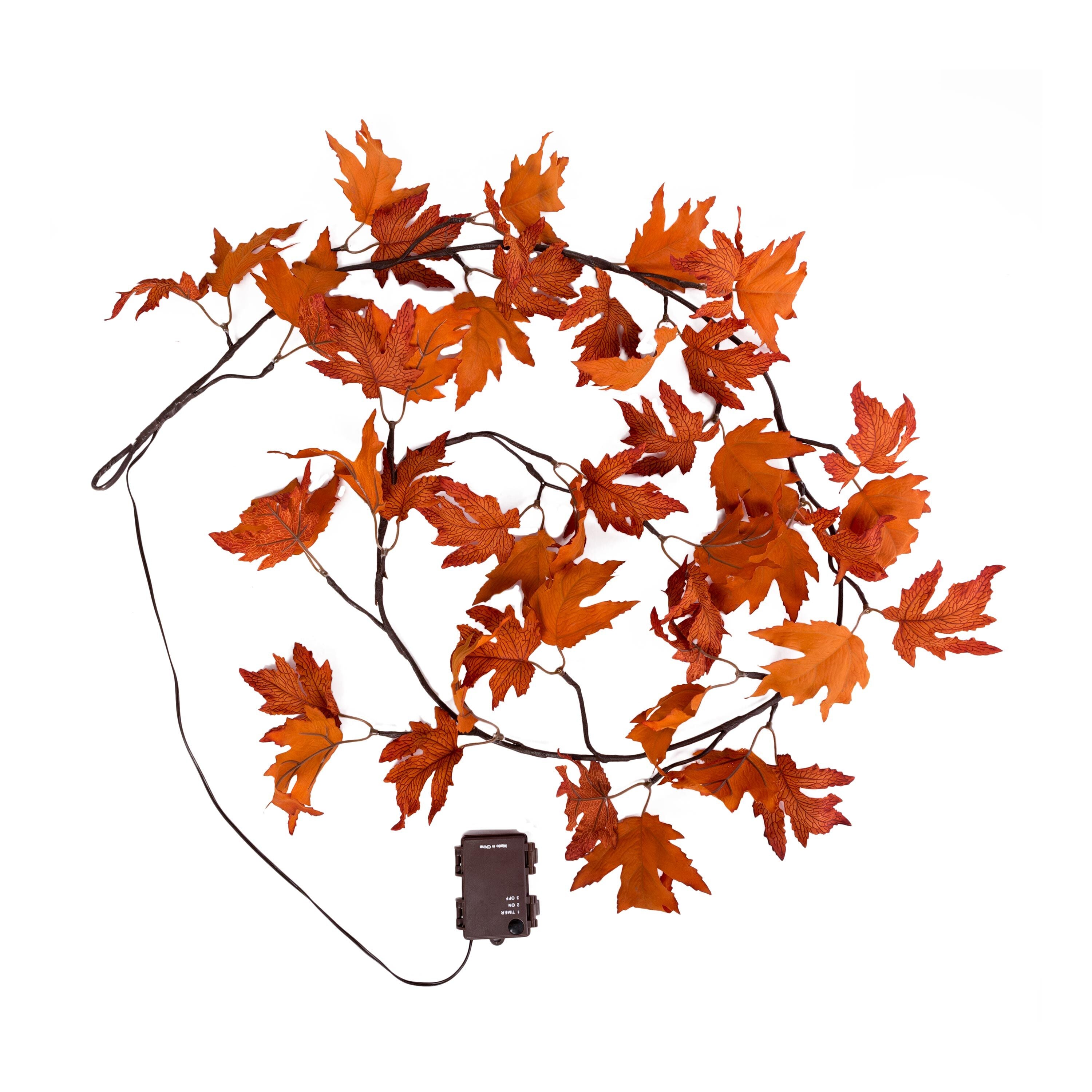 Plow & Hearth Maple Leaf Garland