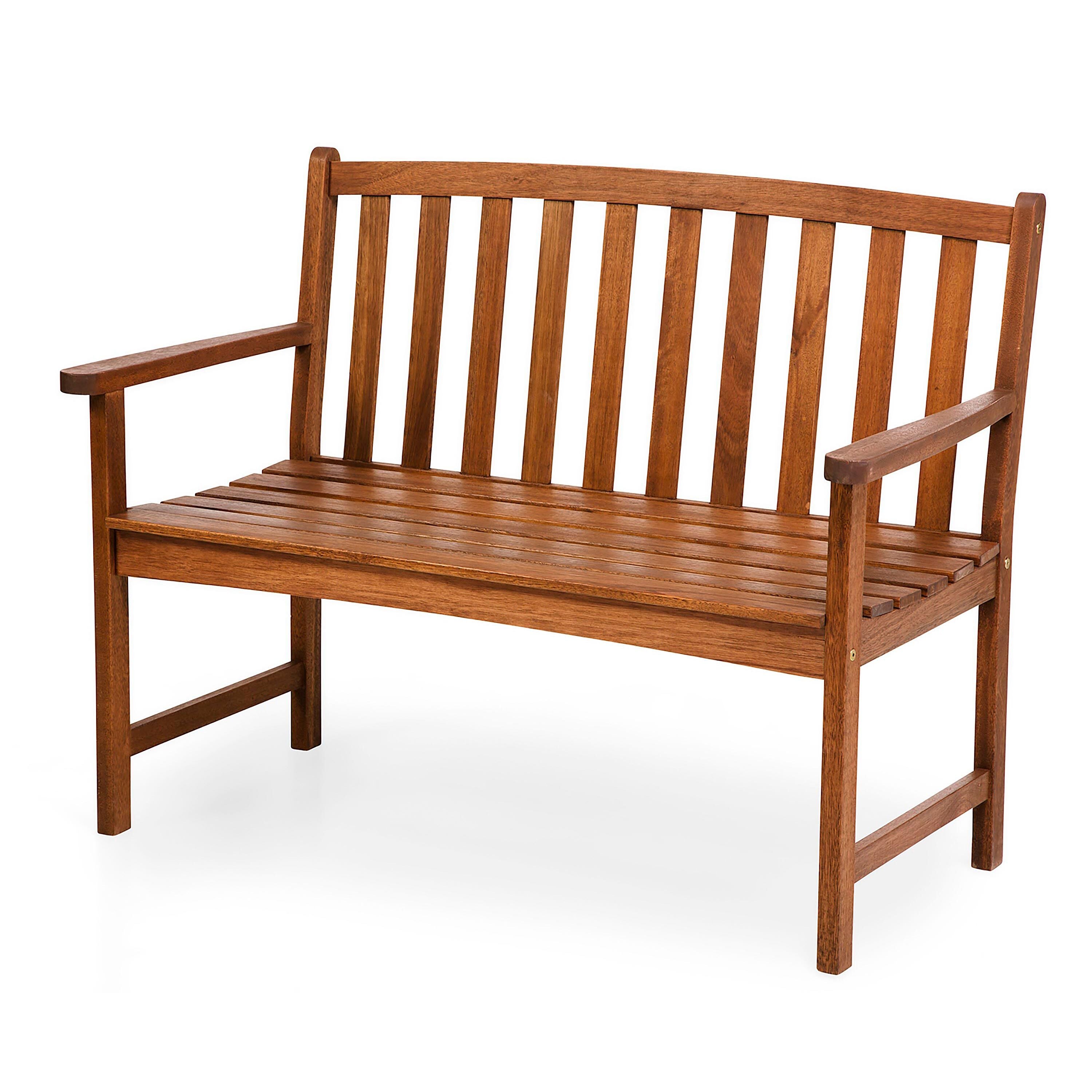 Lancaster Eucalyptus Wood Bench