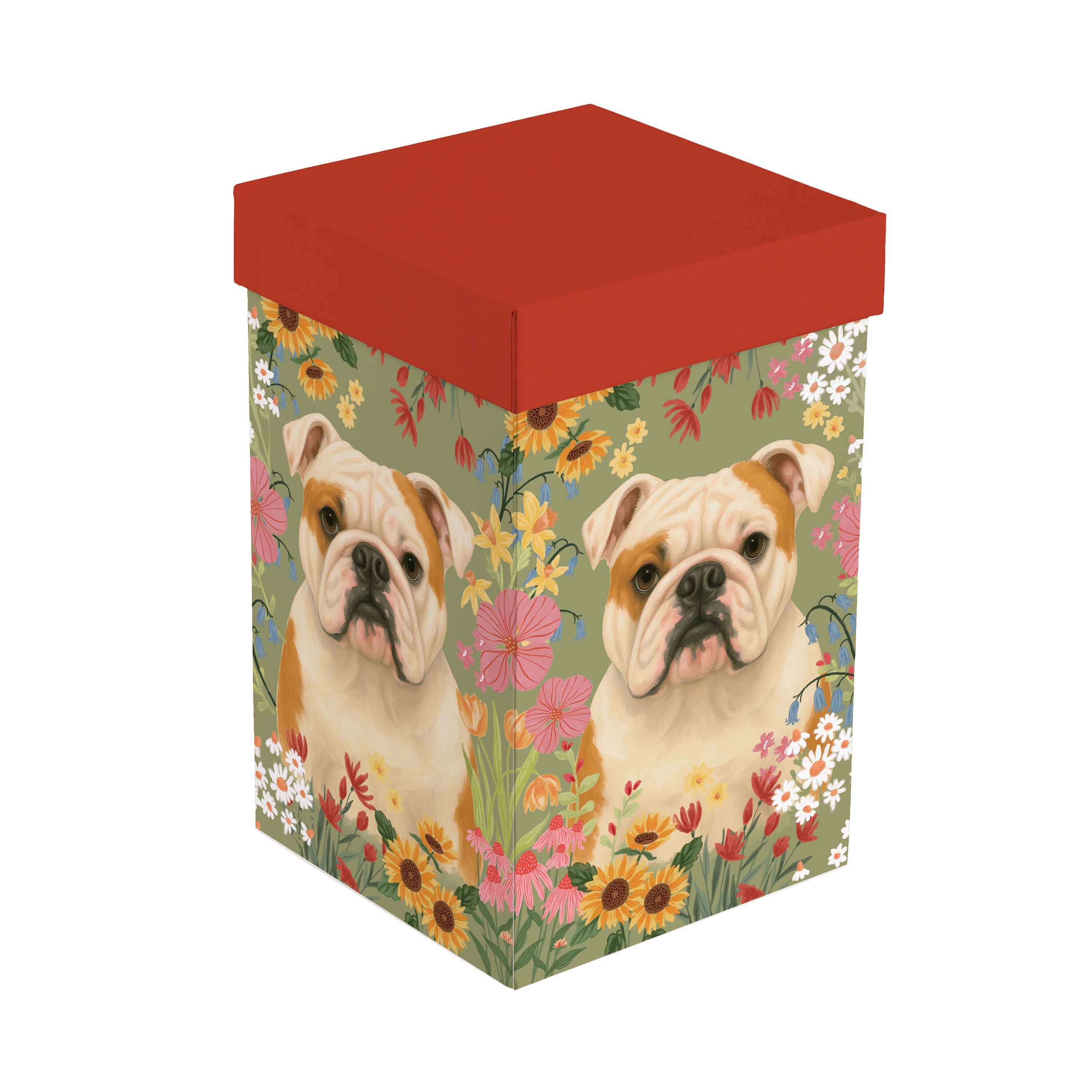 Hillside Pasture Pet Travel Cup Ceramic Perfect Cup, Bulldog, 17oz