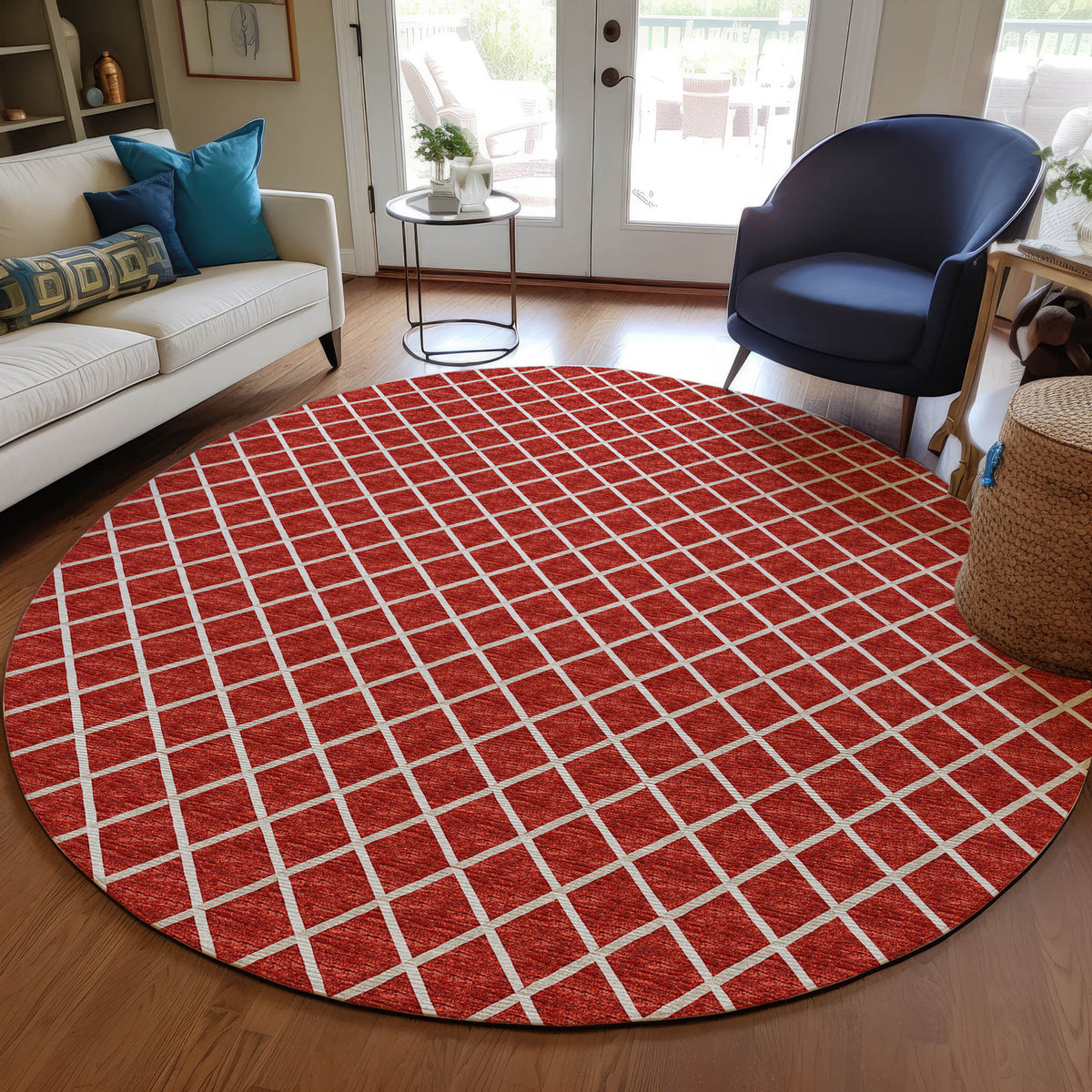 Red Polyporene Rug York Red Polyester Area Rug – Plow & Hearth