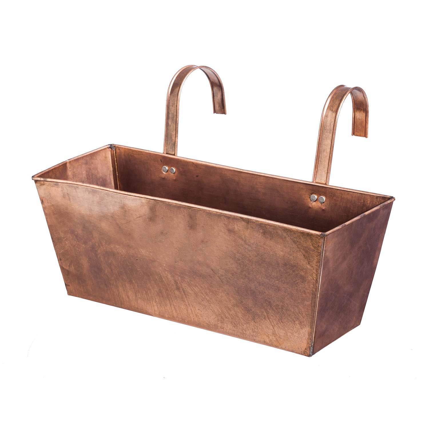 large copper hanging planter Antique Copper Hanging Planter – Plow & Hearth