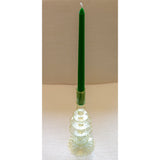 Buttercream Yellow Ribbed Candle Holder, Set of 2